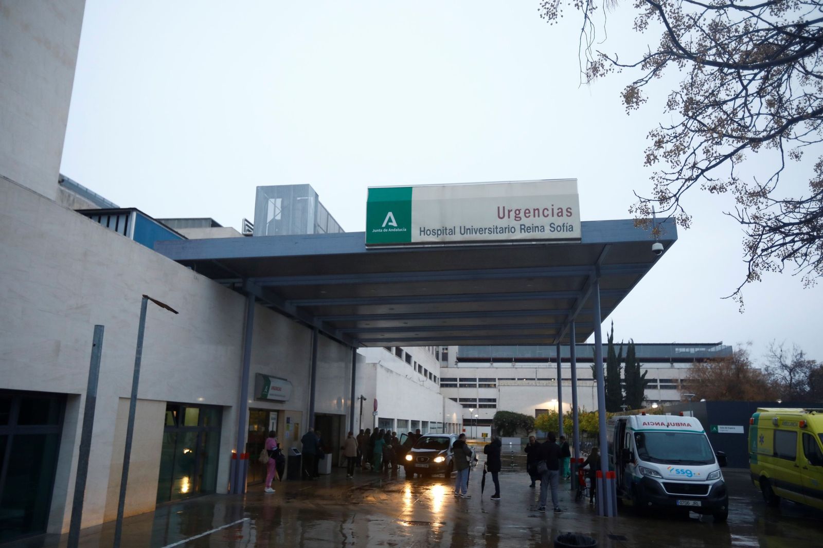 Puerta de Urgencias del Hospital Reina Sofía.