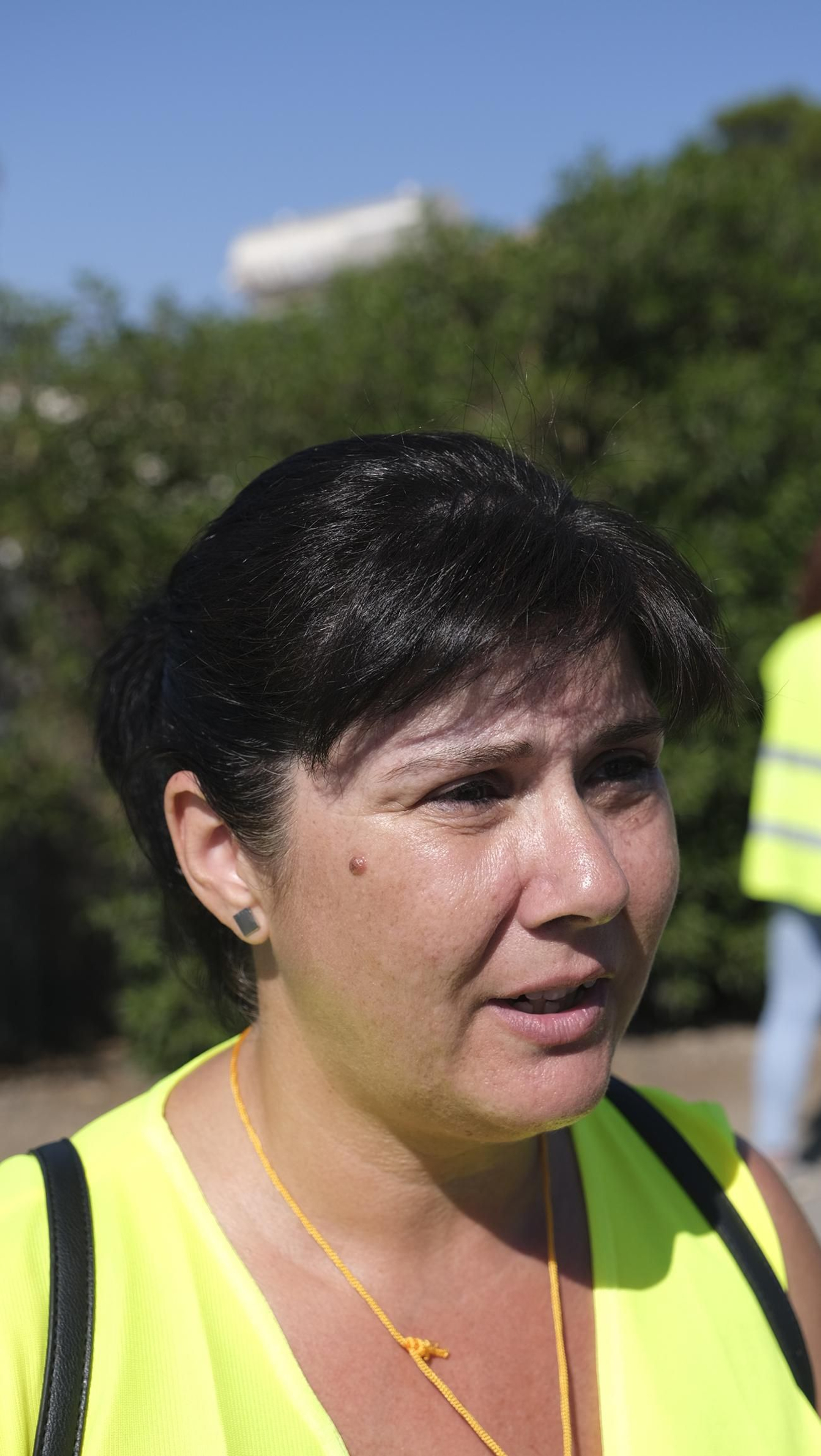 Protestas de los vecinos de los cortijos de La Cañada por la falta de iluminación