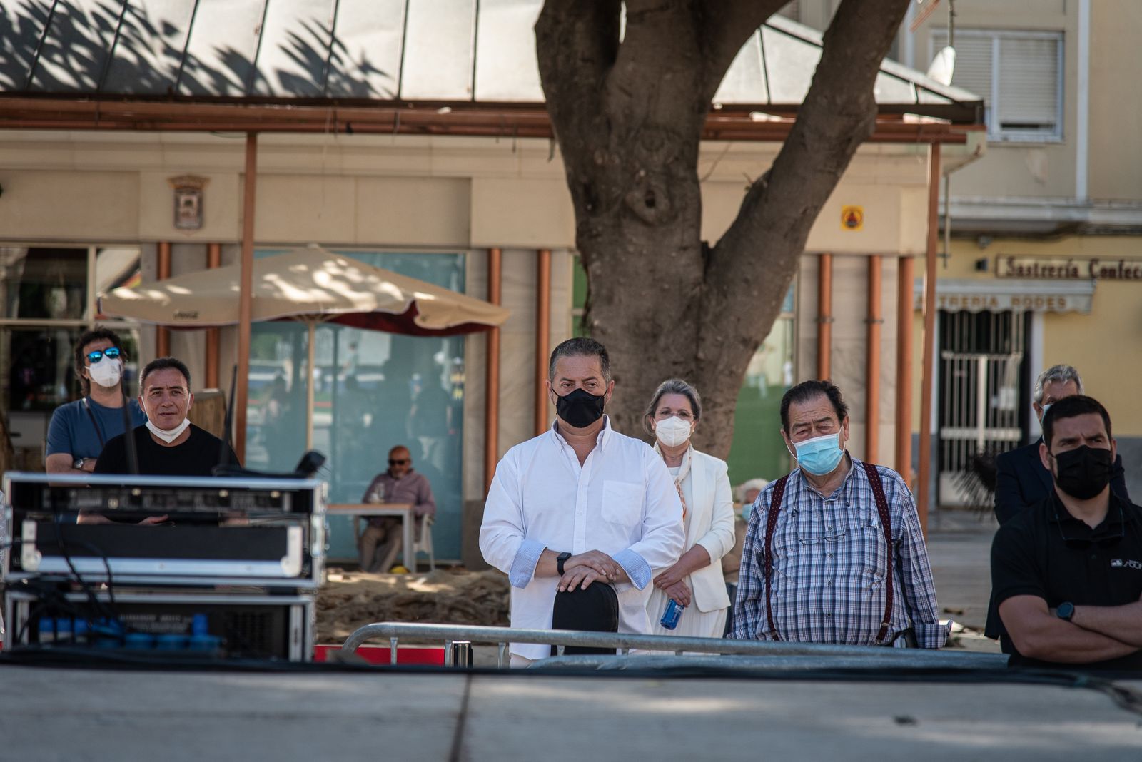 Imágenes de la peña Las Colonias en el festival flamenco Ciudad de Huelva