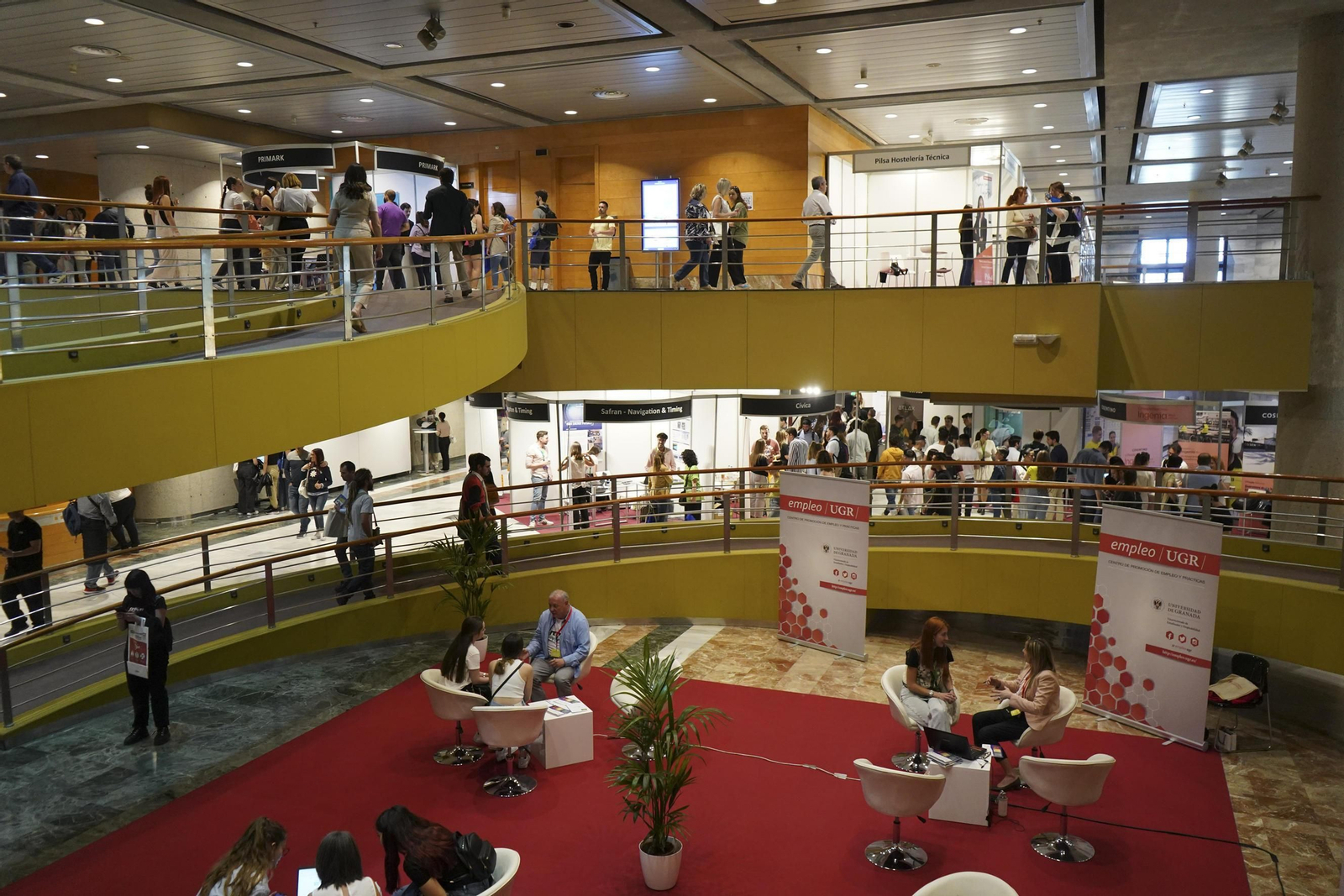 Imagen de la Feria Internacional de Empleo en Granada el pasado año.