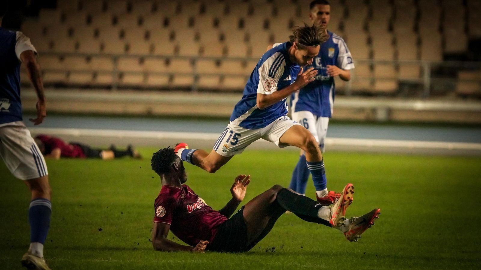 David García asegura que la celebración del gol de Nané de todos con Checa fue espontánea. David García asegura que la celebración del gol de Nané de todos con Checa fue espontánea.