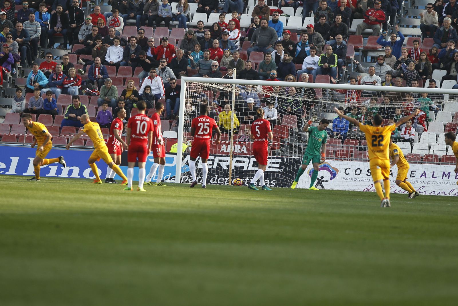 El Almería-UCAM Murcia, en imágenes