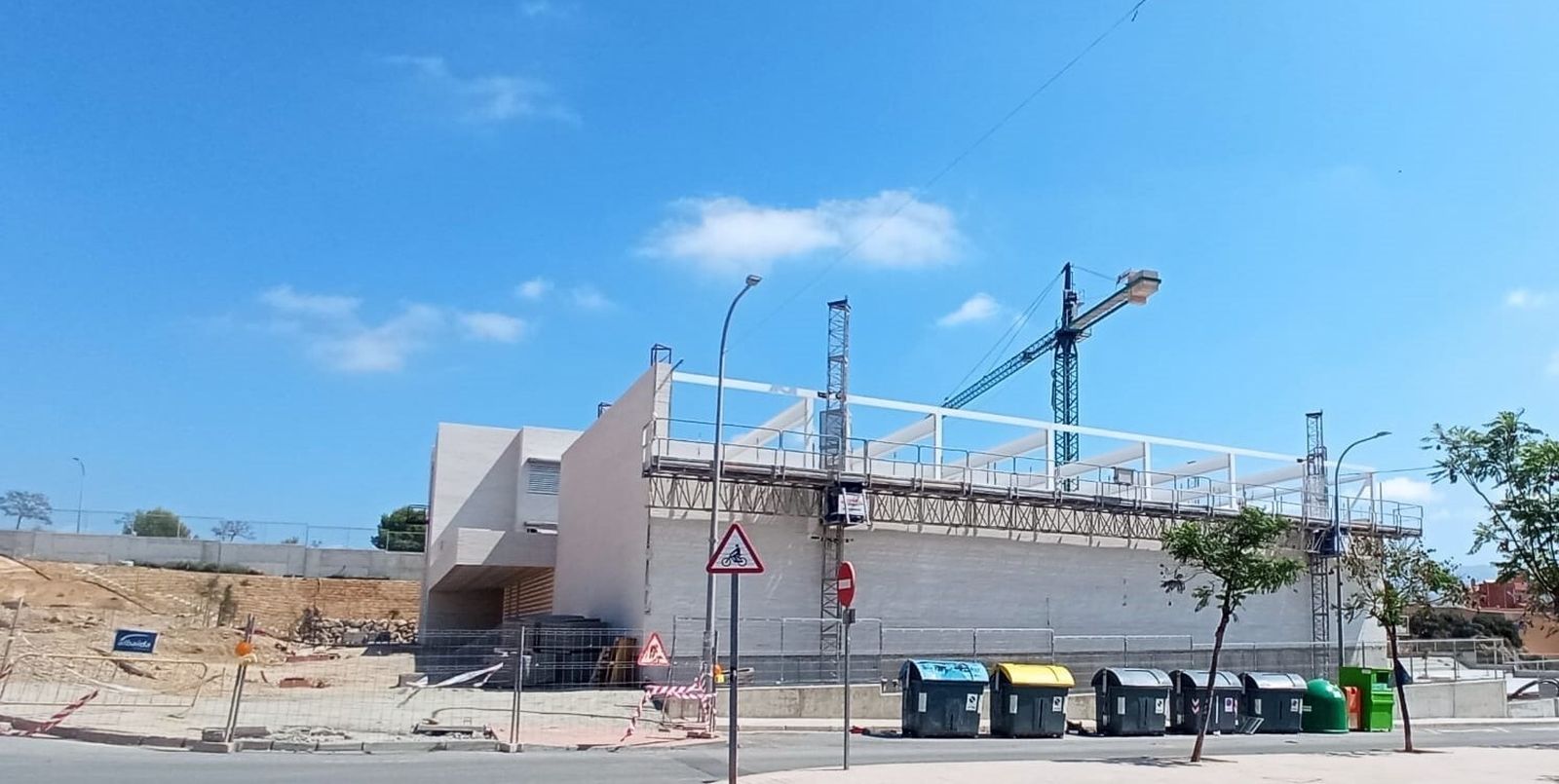 Imagen de archivo de las obras en el instituto.