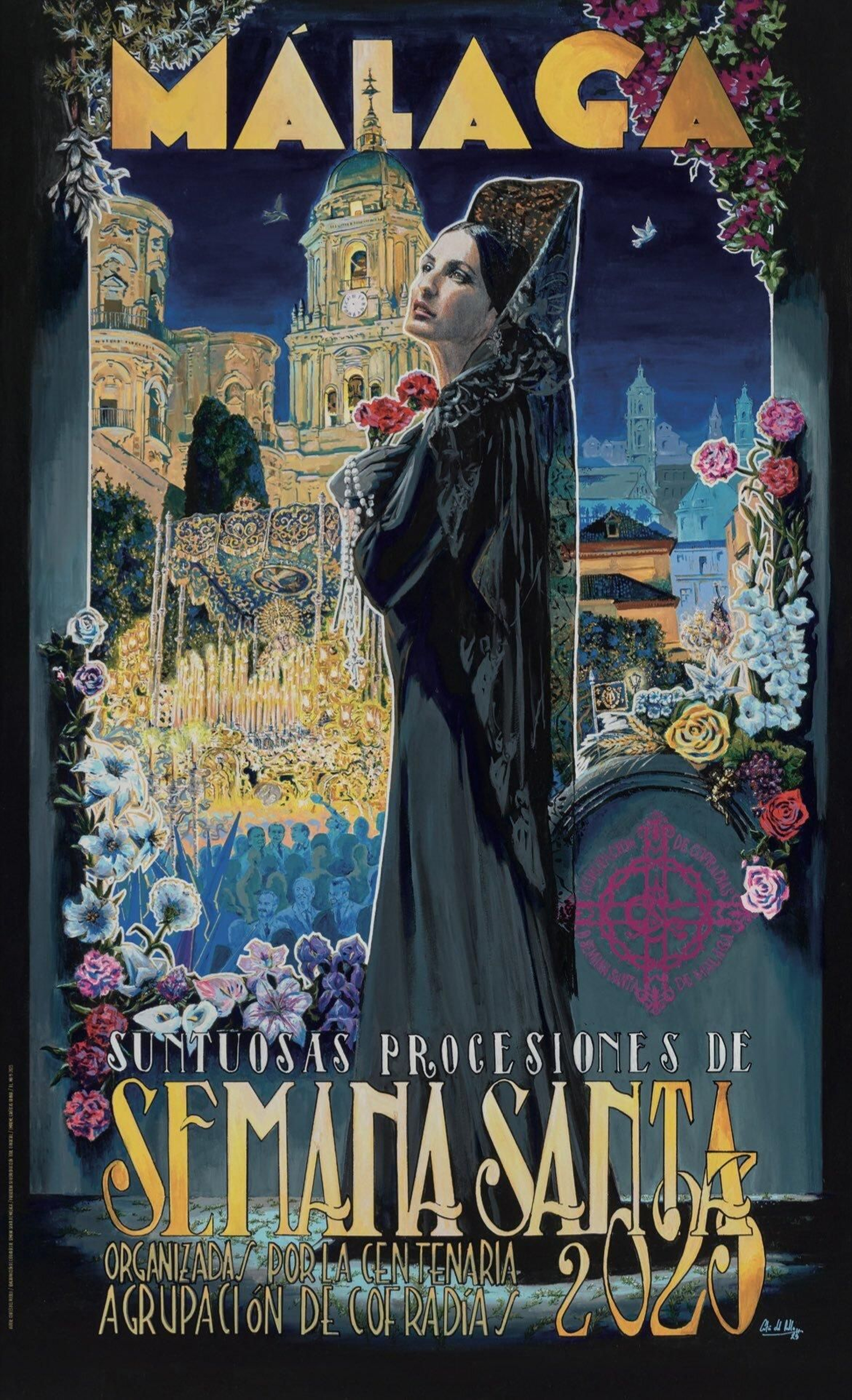 Los carteles de Semana Santa de Málaga de los últimos 10 años