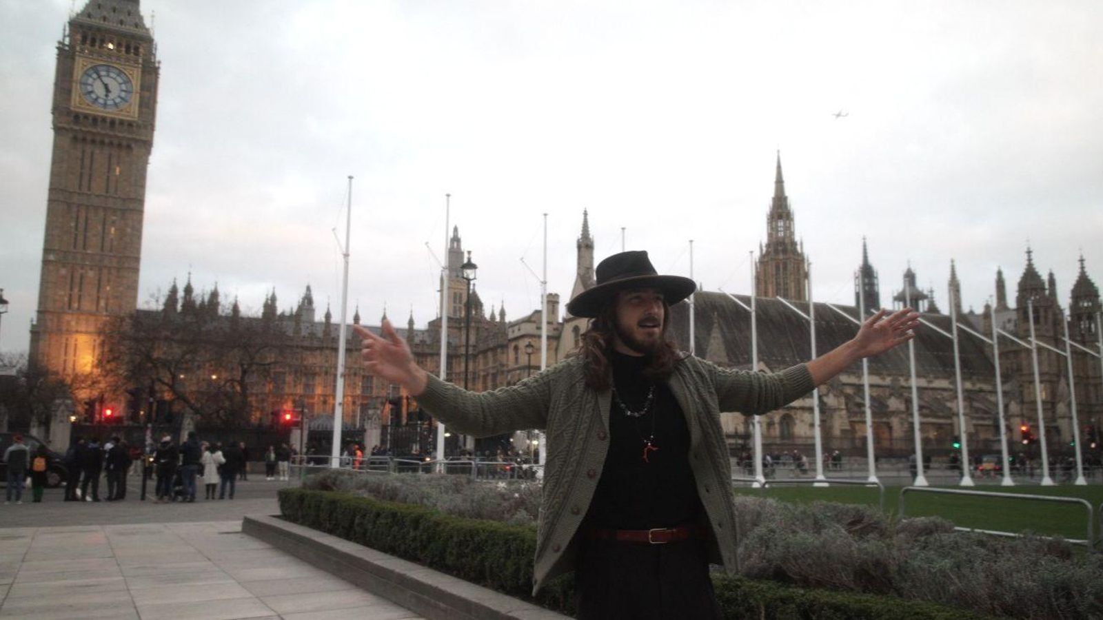 Una de las imágenes de su próximo videoclip en Londres