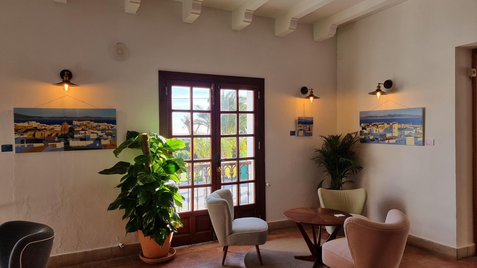 La exposición de Cecilio Chaves en el hotel Punta Sur.