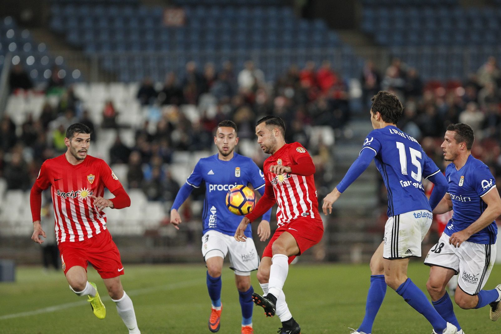 Las imágenes del UD Almería-Real Oviedo