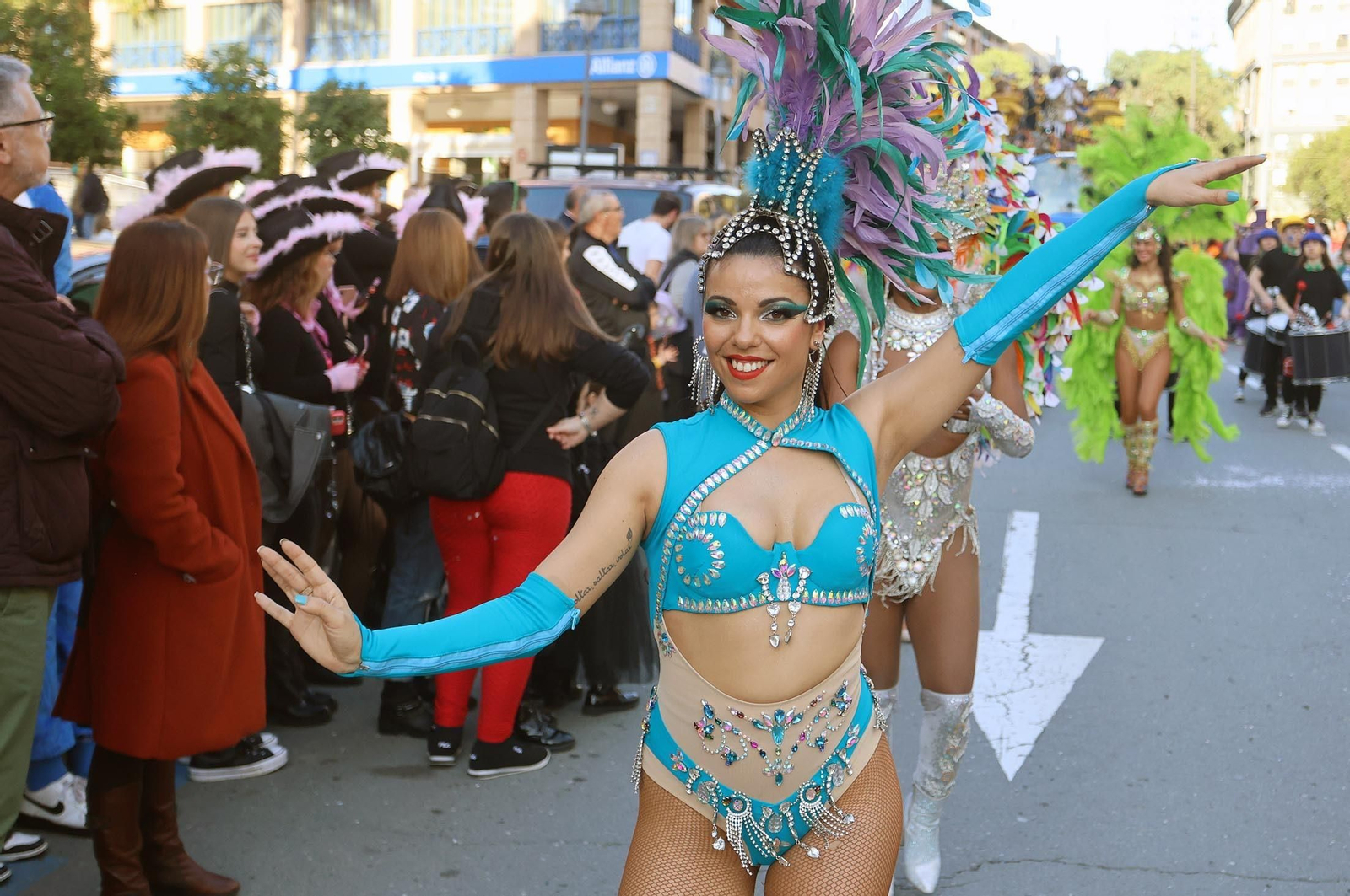 Imágenes de la cabalgata del Carnaval Colombino 2024