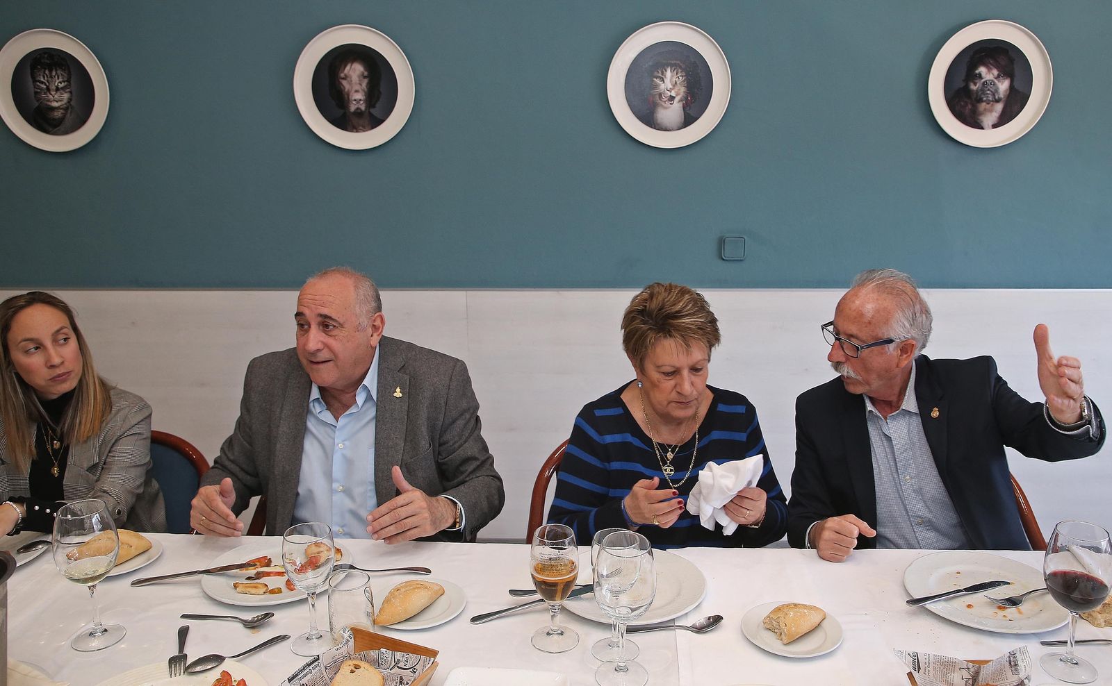 Fotos de la tertulia cofrade de Europa Sur en La Línea 2023