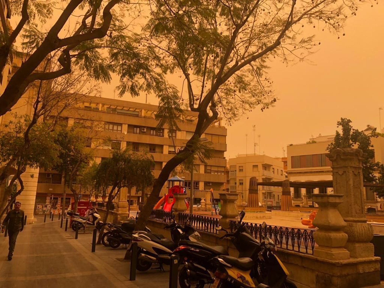 Plaza de San Pedro, en Almería.