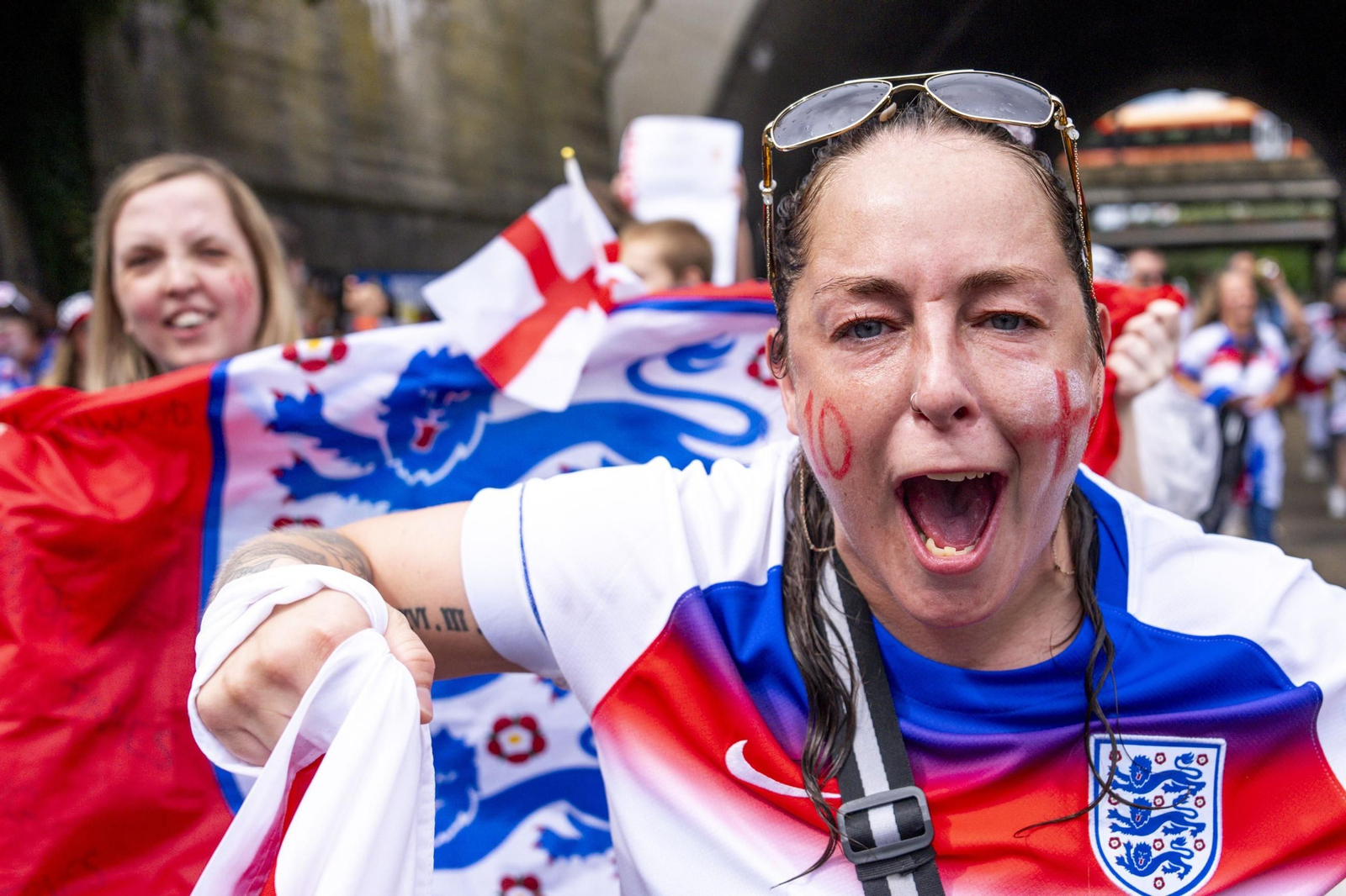 Las mejores imágenes de la final España - Inglaterra de la Eurocopa femenina