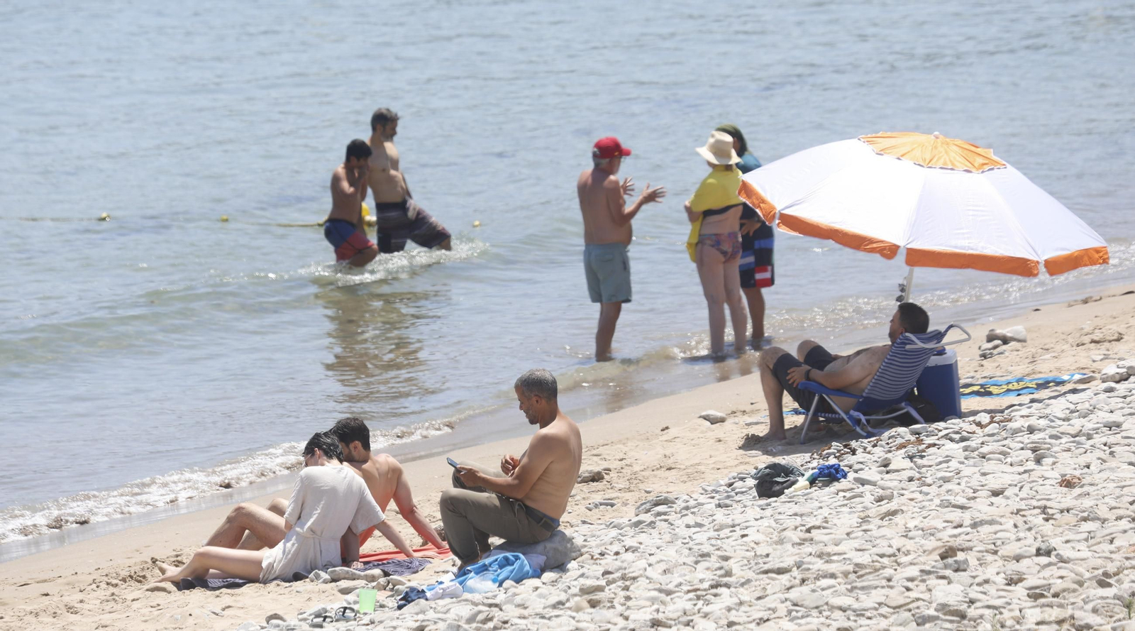 Fotos del sábado en la playa de Getares