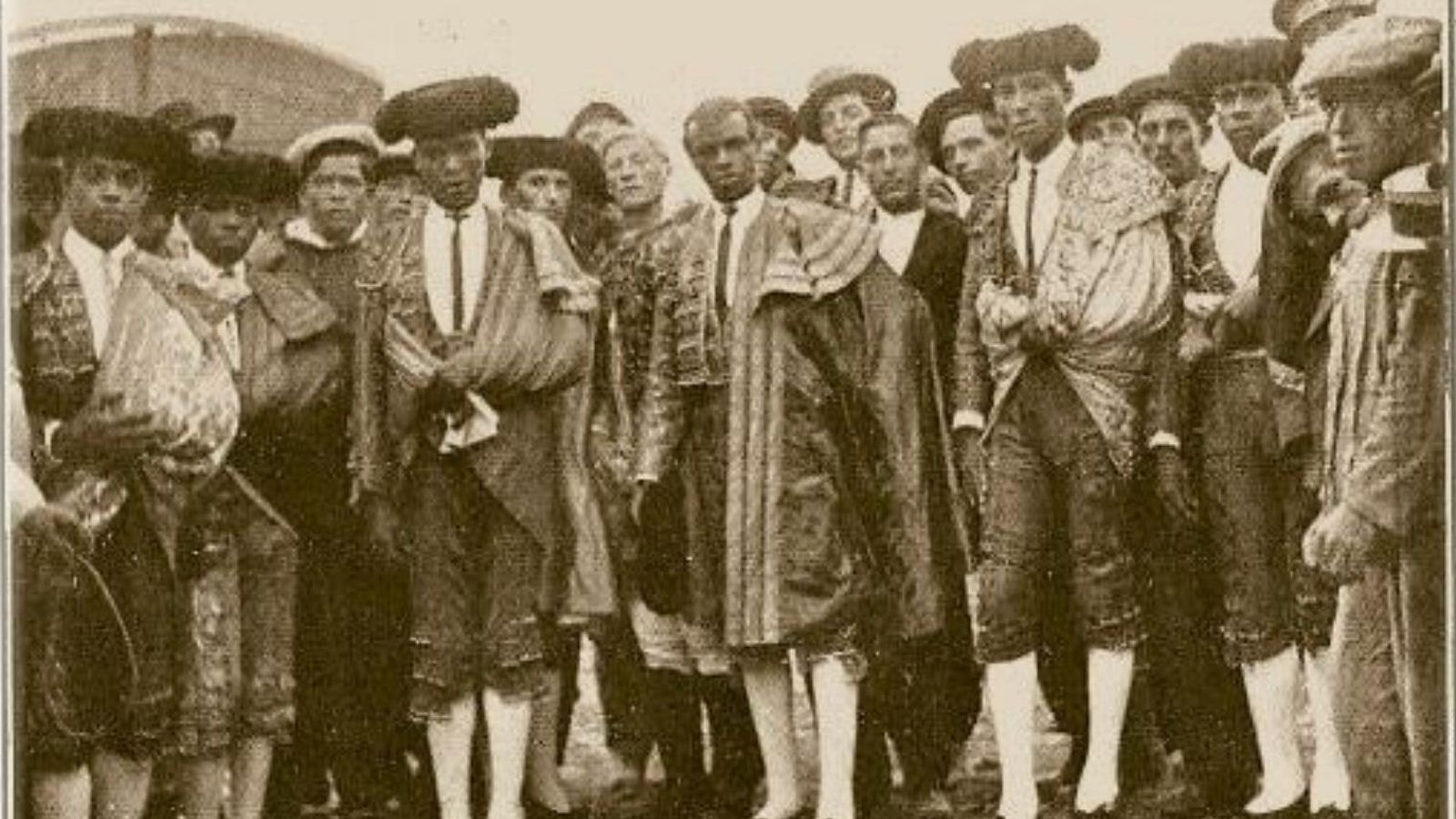 Toreros, en los años 20 del siglo XX.