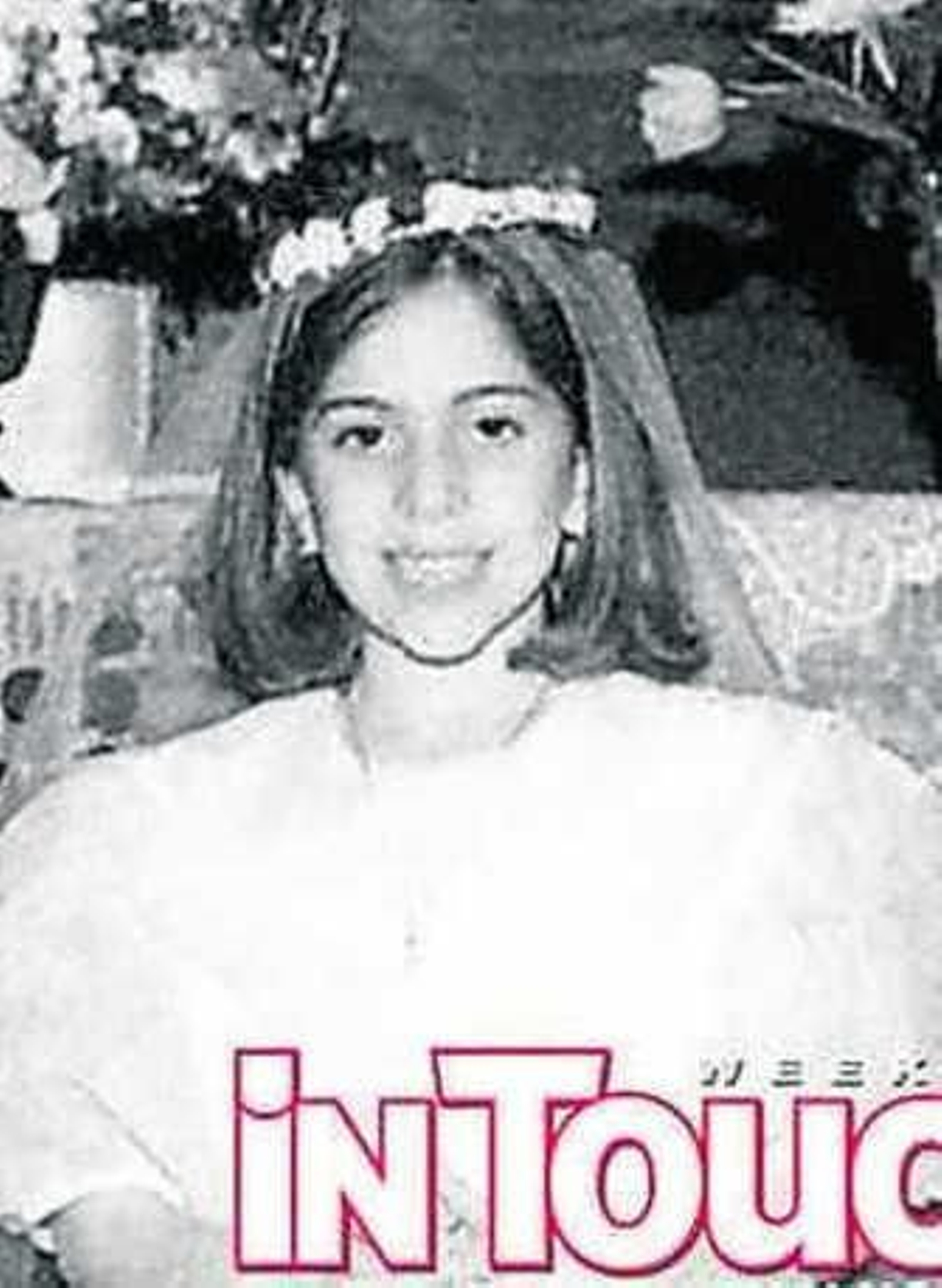 Lady Gaga, con el vestido de la primera comunión