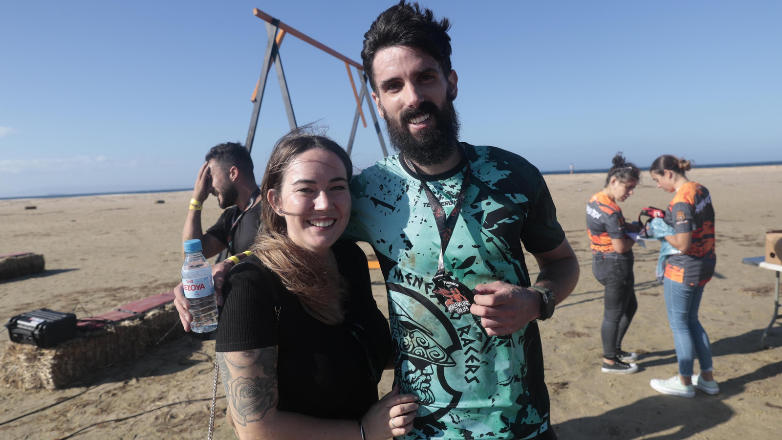 Carrera de obstáculos Adrenaline Race, en la playa de los Lances, en imágenes