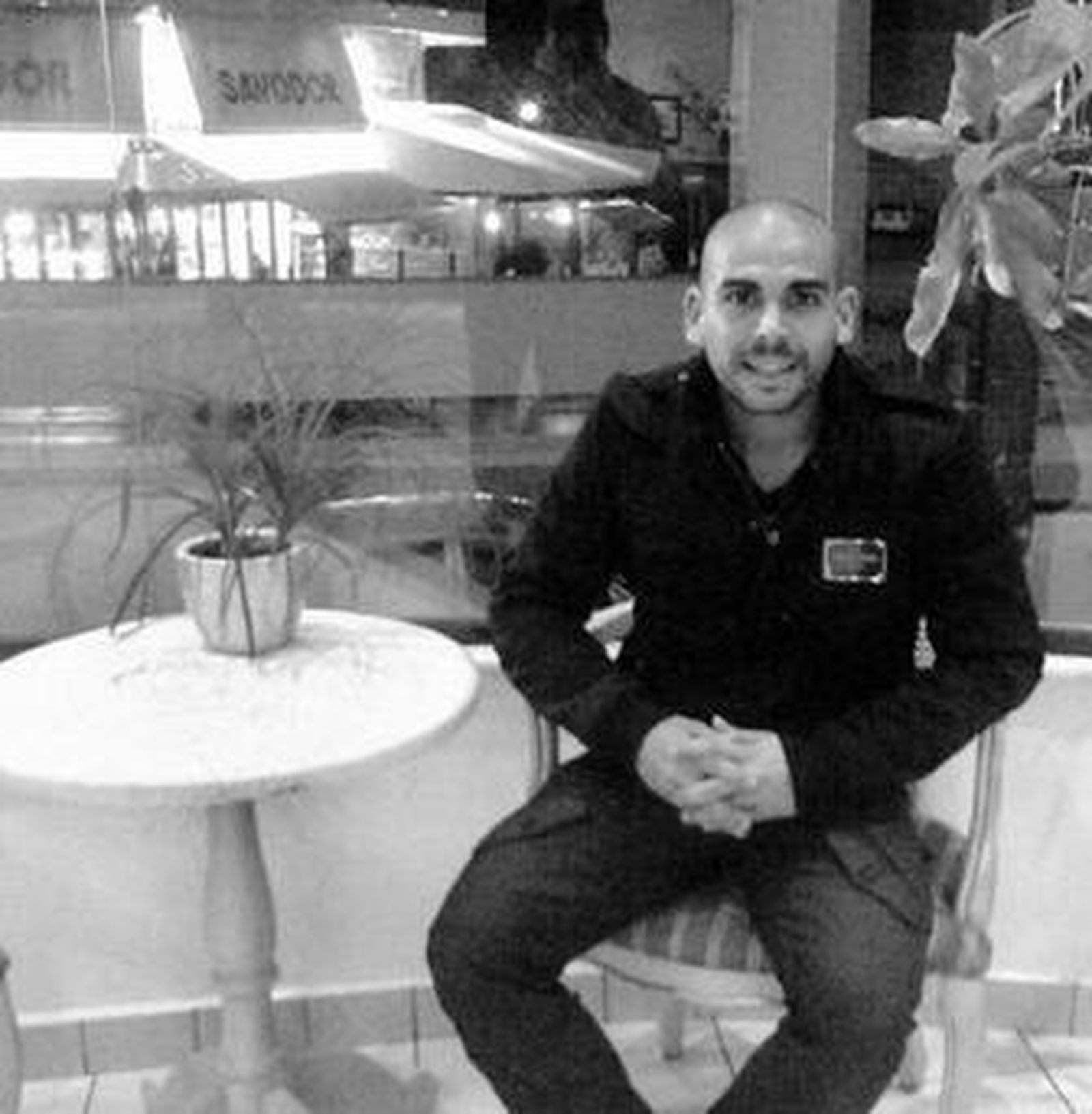 Bezares, ayer en el hotel donde se hospedó en la ciudad de Heraklion.