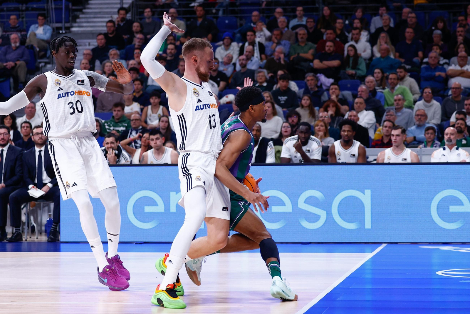 El Real Madrid-Unicaja, en fotos