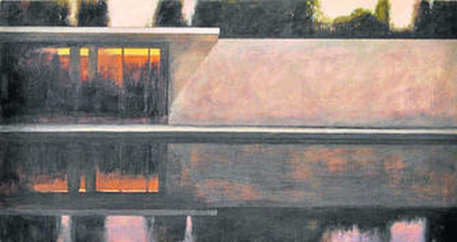 Algunos de los cuadros están inspirados en obras icónicas de la arquitectura contemporánea.