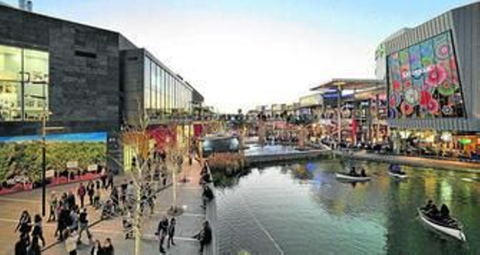 Imagen del centro comercial Puerto Venecia, en Zaragoza, recientemente adquirido por Intu Propierties.