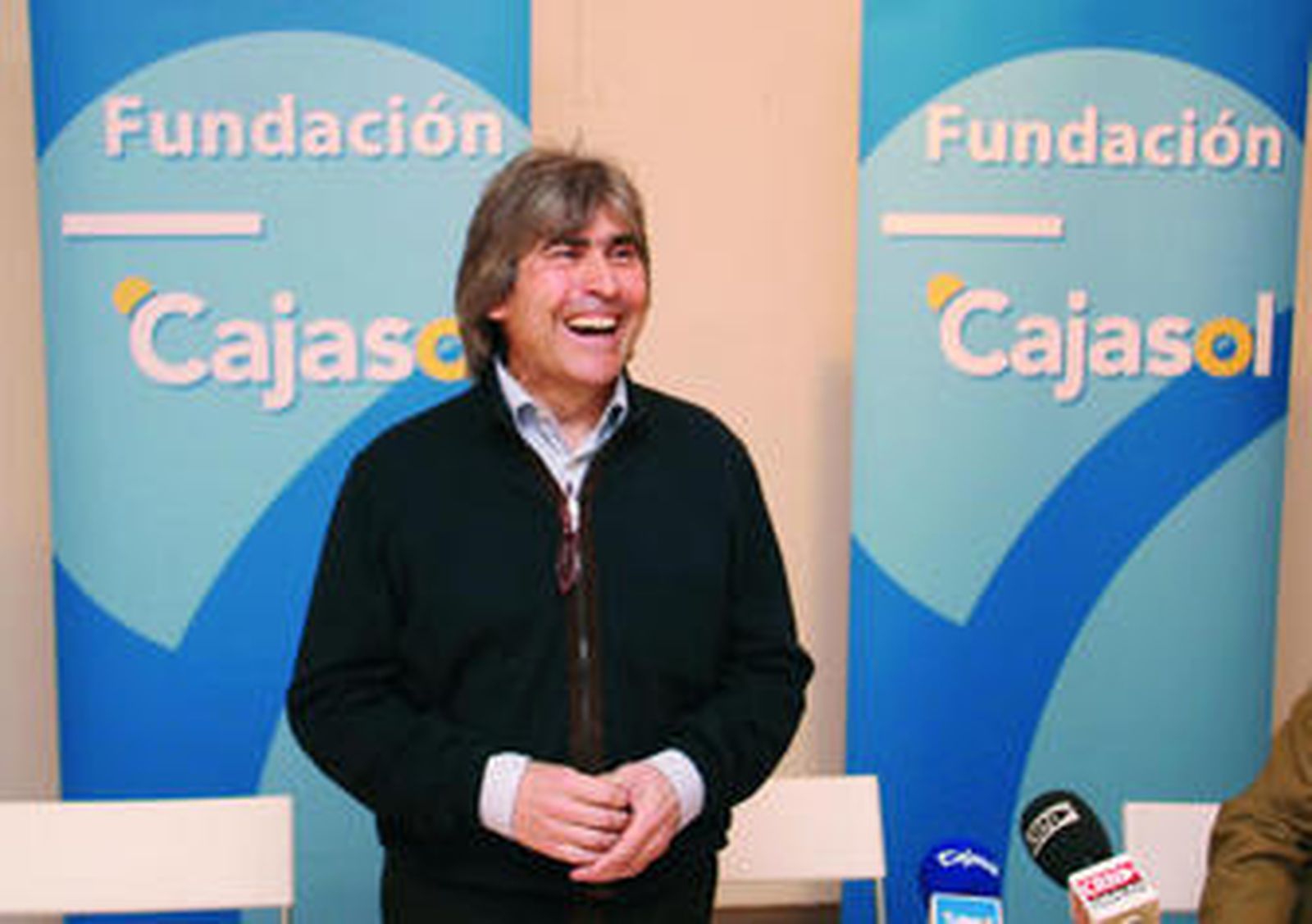 El cantaor Luis de Córdoba, en el Centro Cultural Cajasol.