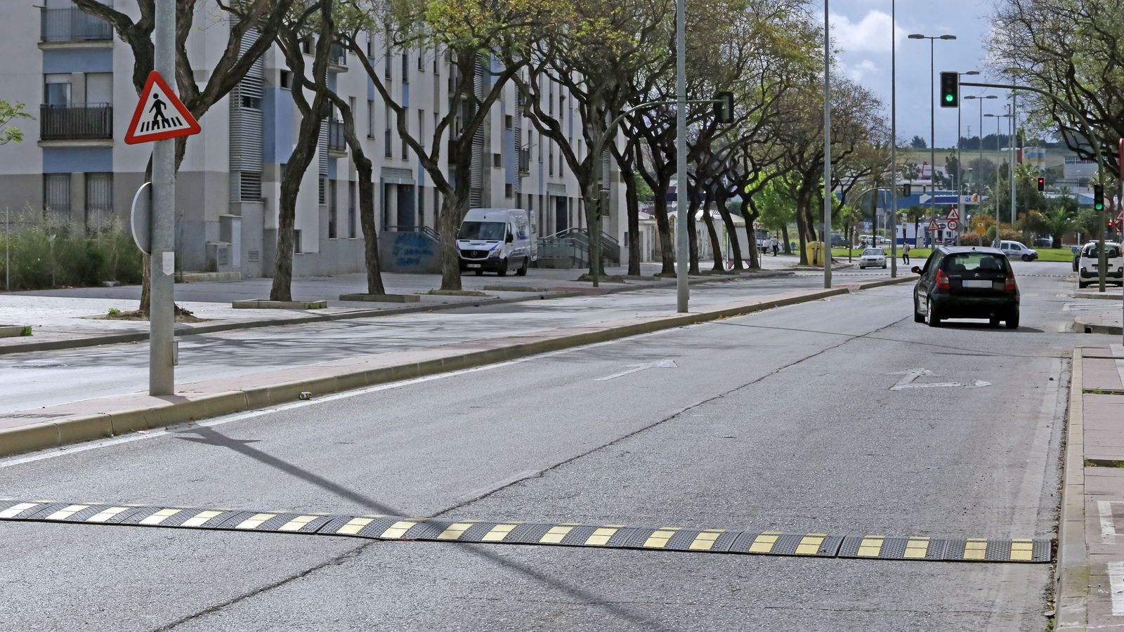 Uno de los nuevos badenes instalados.