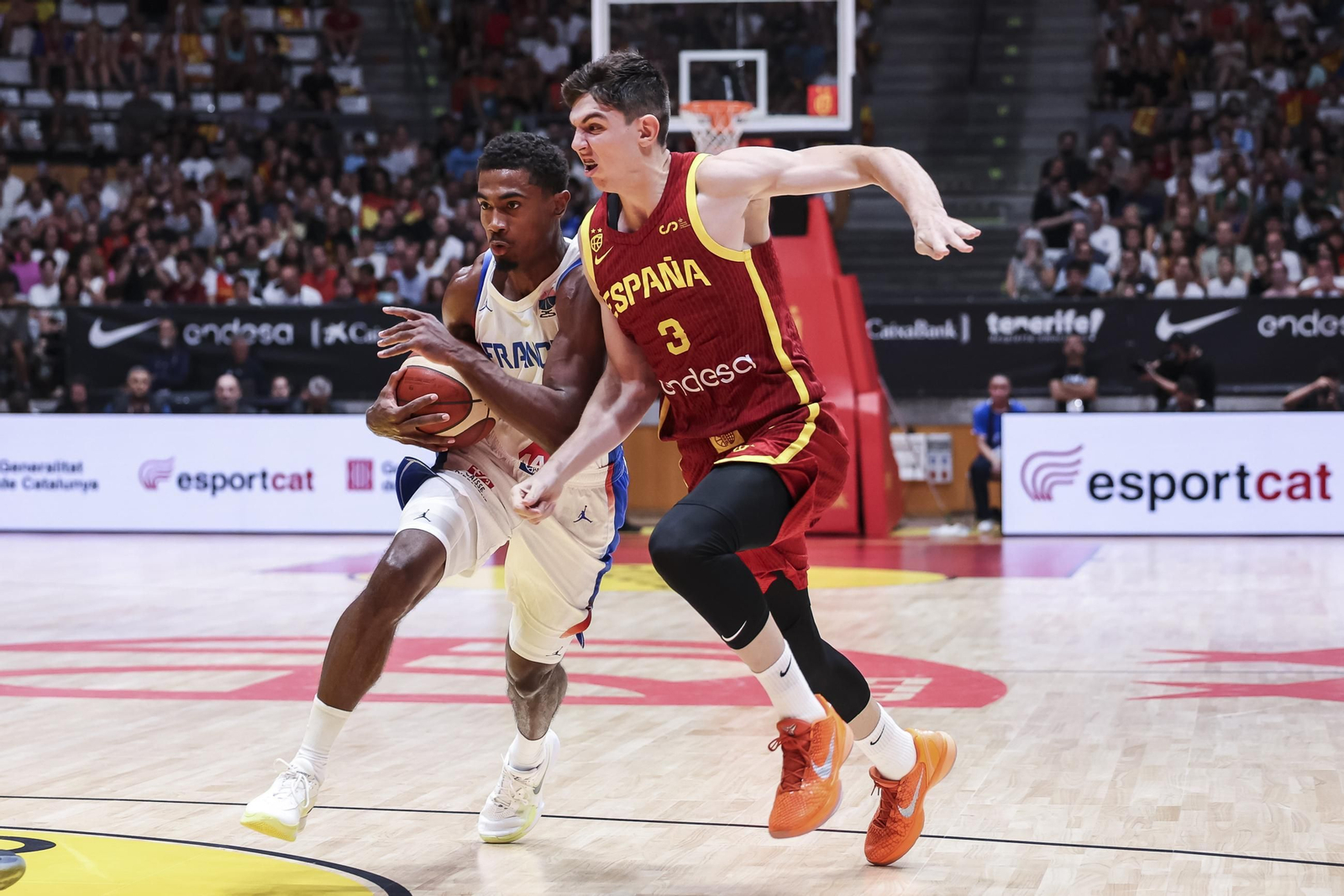 Las fotos del España - Francia de baloncesto