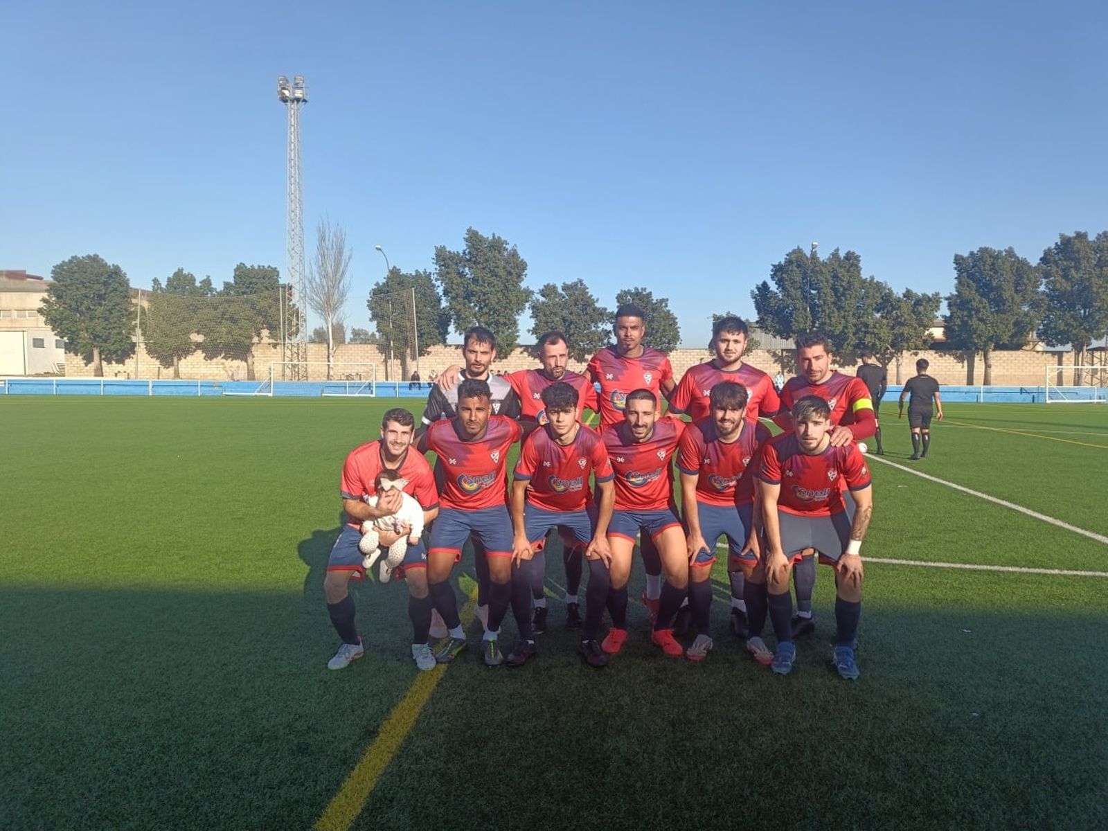 Once inicial del CD Cerreño en su partido frente al CD San Juan, donde se produjeron los ataques racistas denunciados.