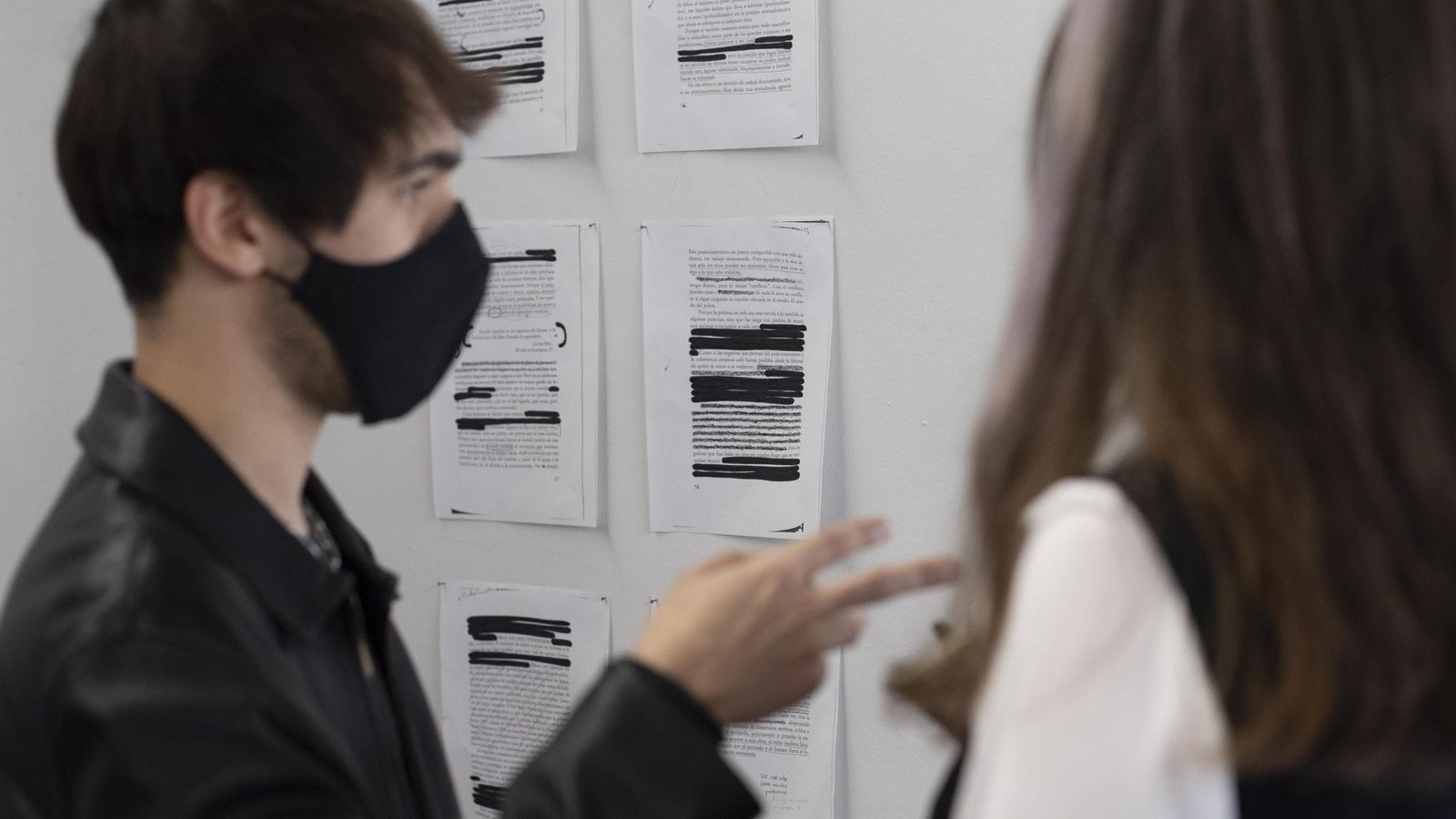 Otra imagen de la inauguración de la muestra Otra imagen de la inauguración de la muestra
