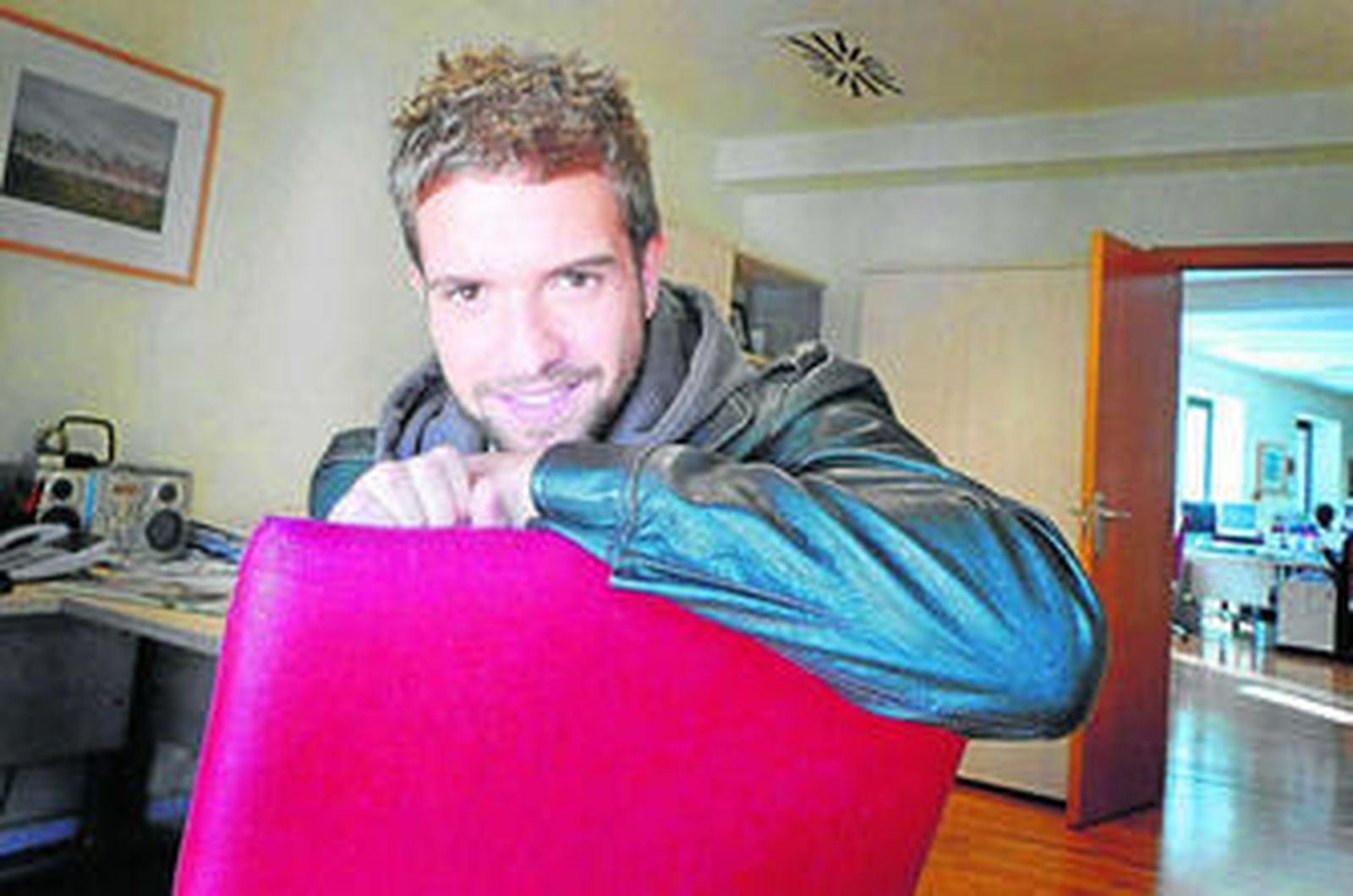 Pablo Alborán, en la redacción de 'MálagaHoy'.