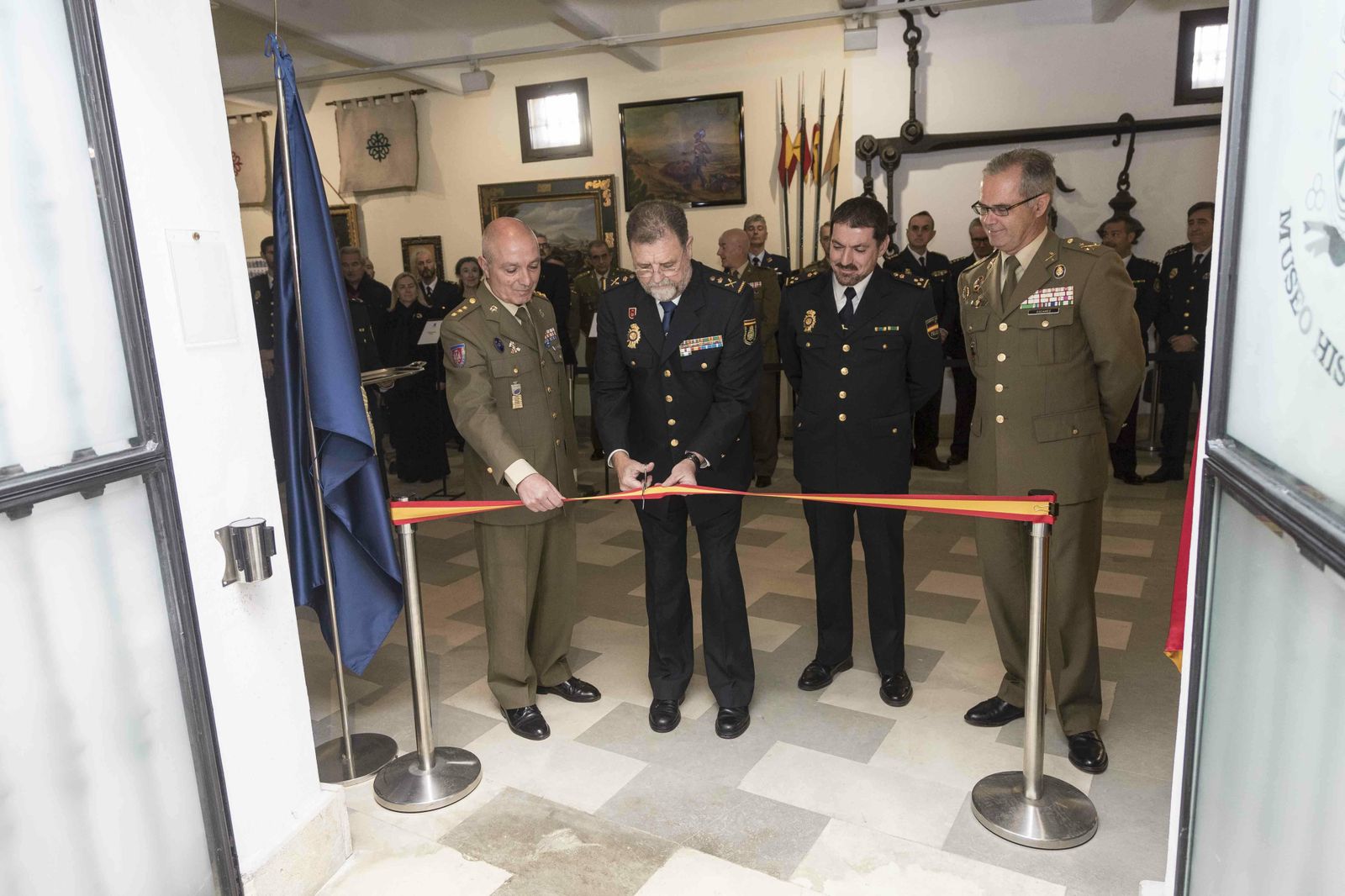 La exposición sobre la historia de la Policía Nacional