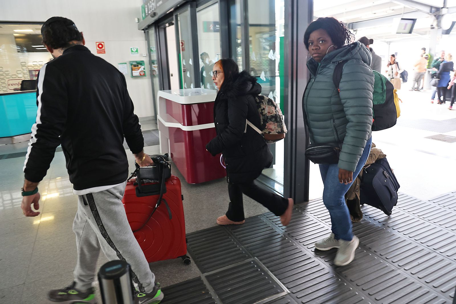 Llegada del primer tren a Huelva tras el accidente de Adamuz