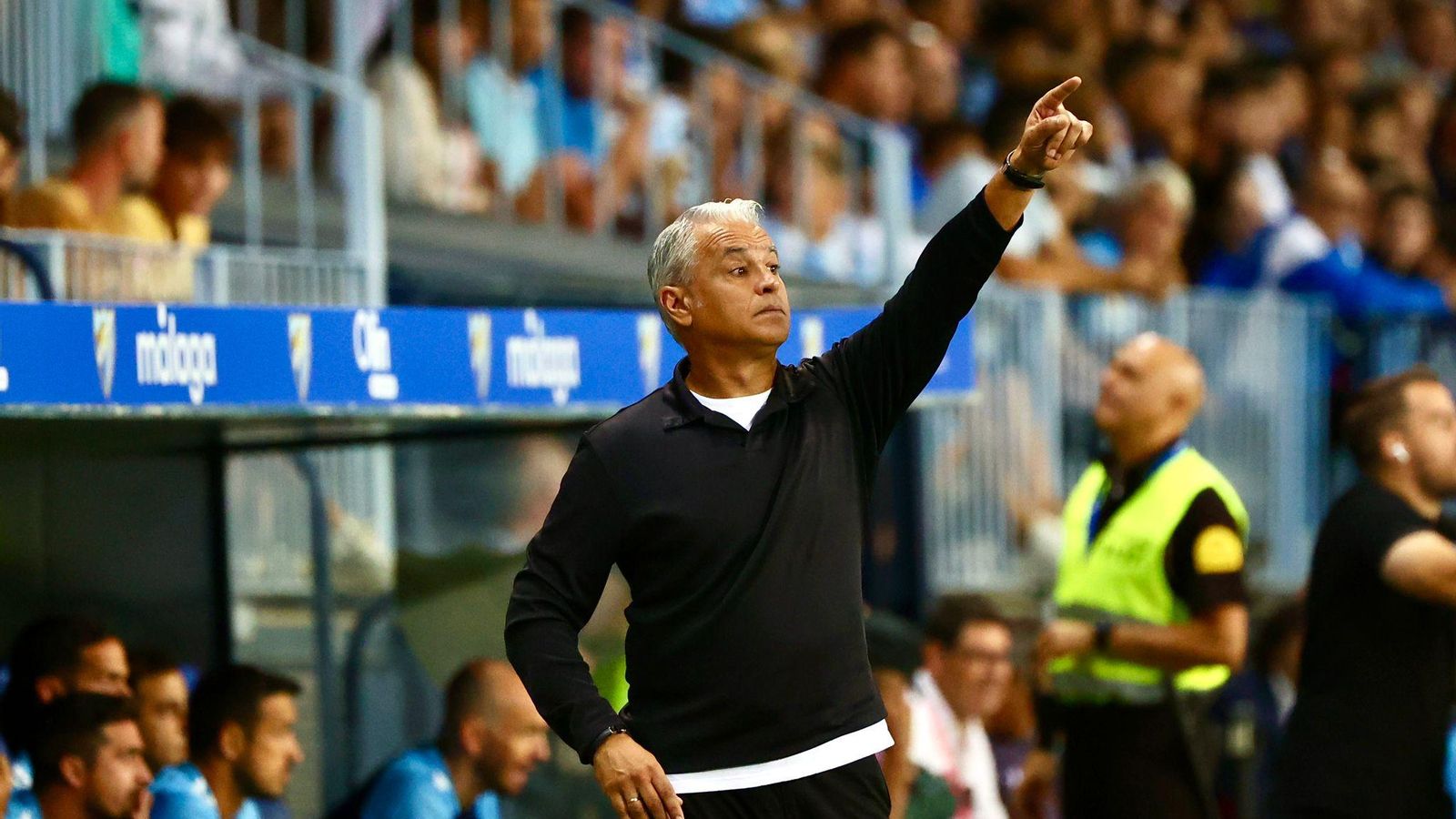 El Málaga CF - Elche, en fotos