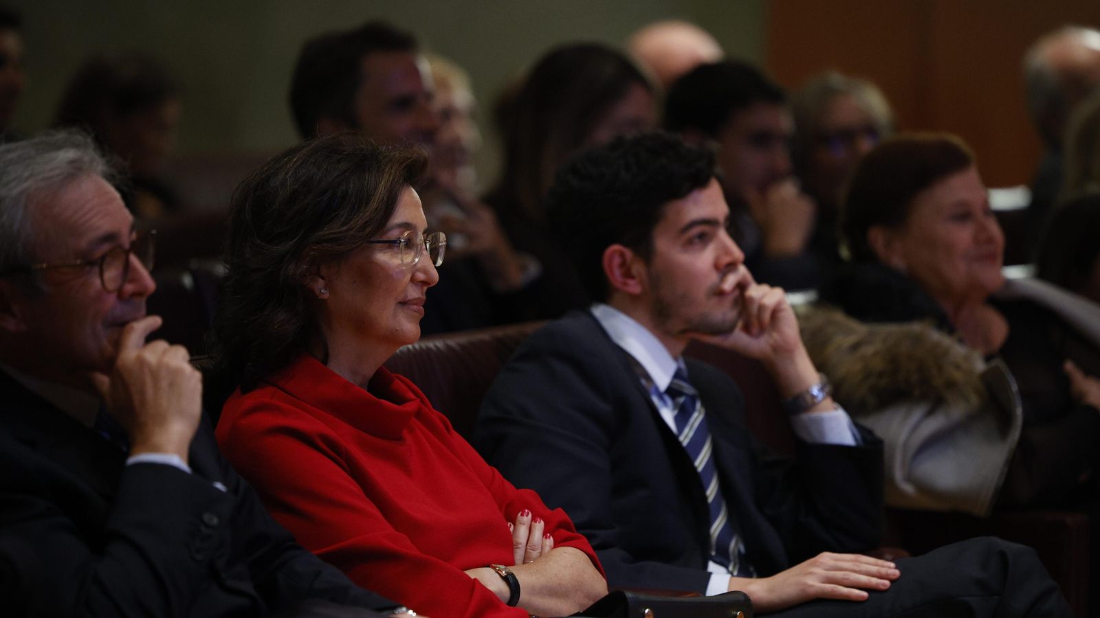 La doctora Cristina Ramos Guillén, durante la ceremonia de entrega del galardón.