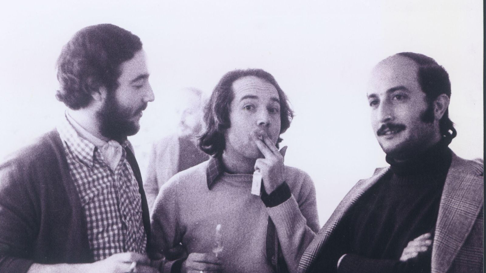 Javier Egea , Juan  de  Loxa  y José Heredia Maya, en una foto de archivo.