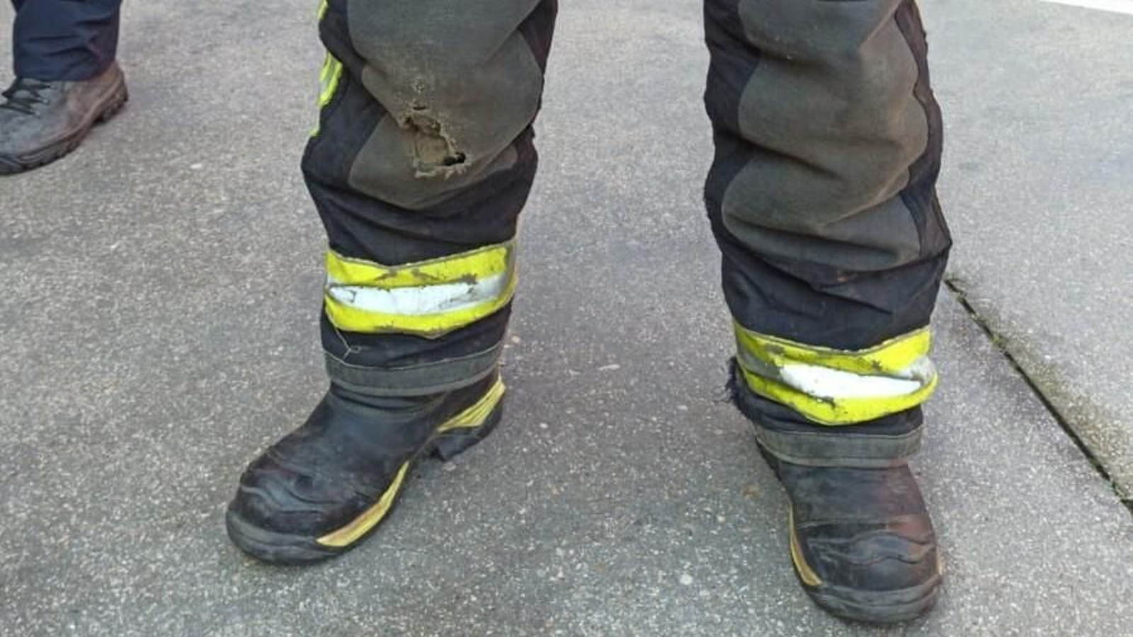 Estado que presenta el parque de bomberos de la avenida de los Custodios, en fotos