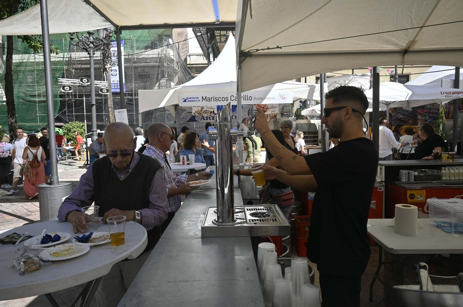 Ambientazo de sábado en la Feria de la Tapa