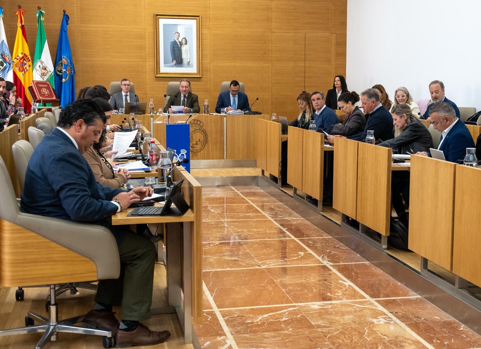 Celebración del pleno de la Diputación Provincial este 4 de marzo.