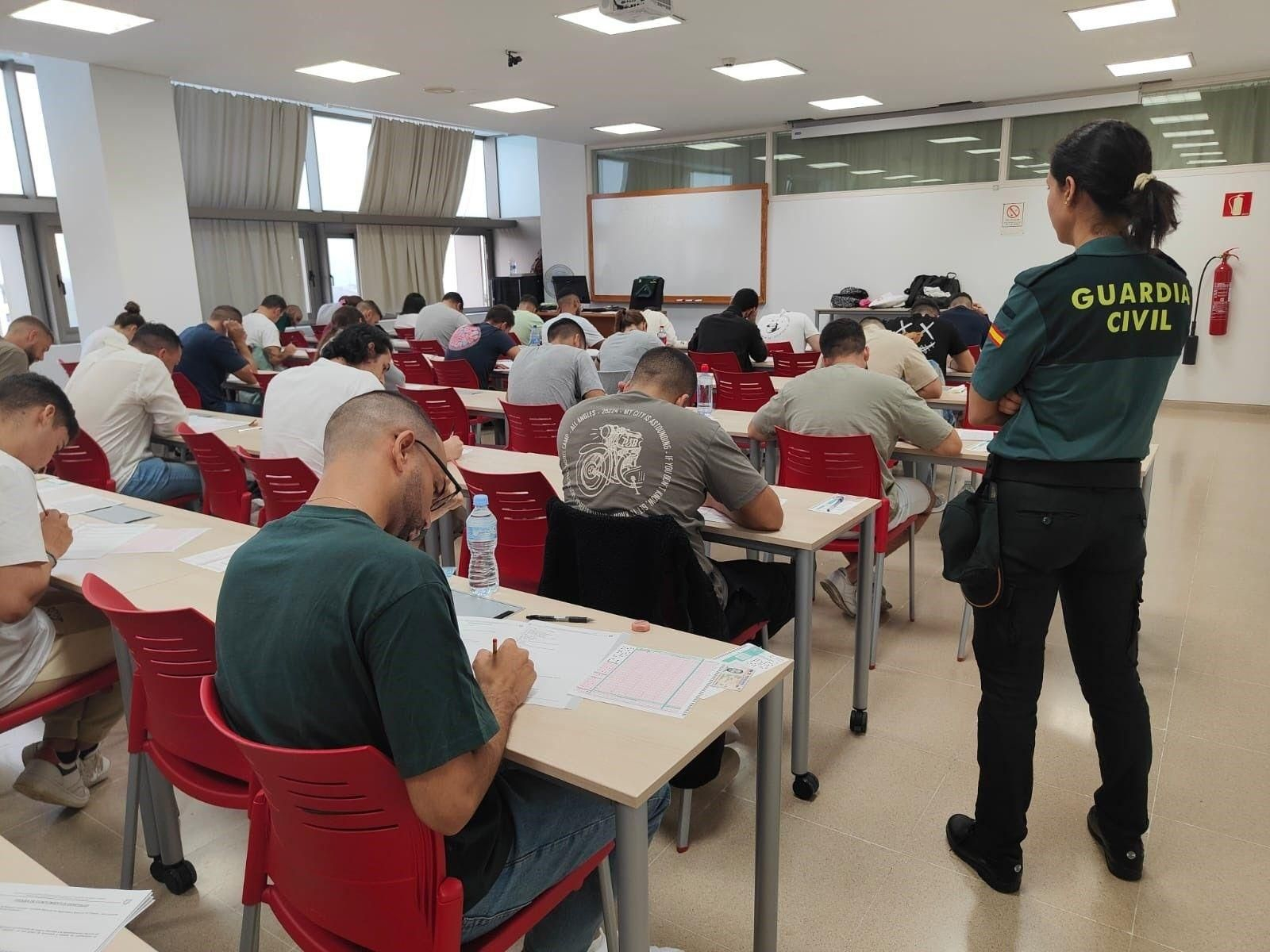 Oposición a la escala de cabos y guardias civiles.