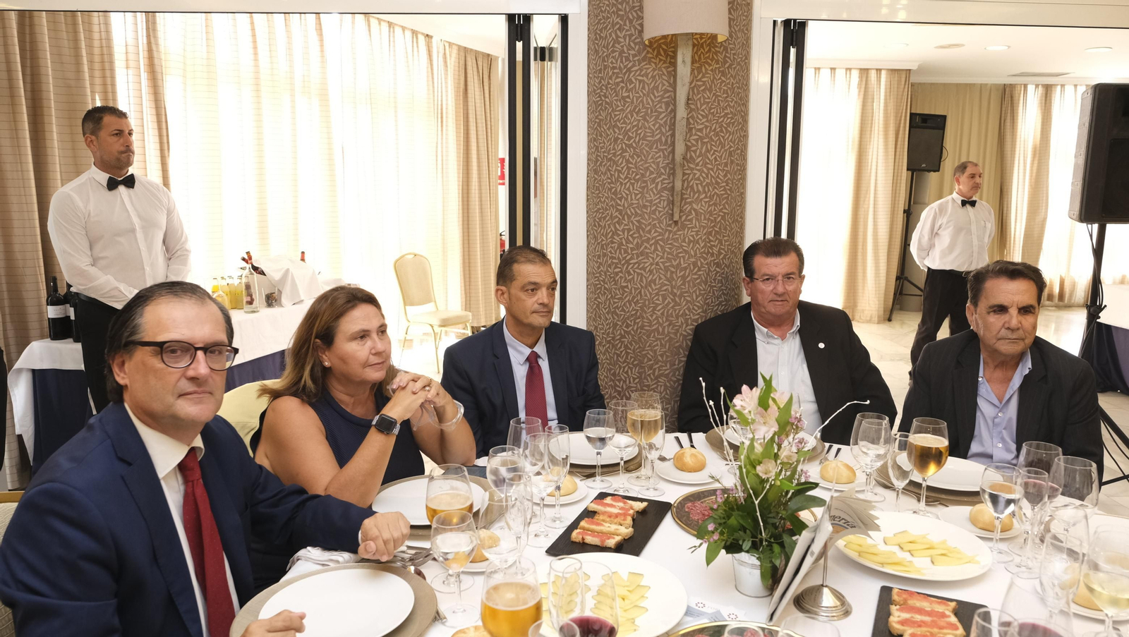 Imágenes del Foro Joly en Almería, con el Gobernador del Banco de España, Pablo Hernández de Cos