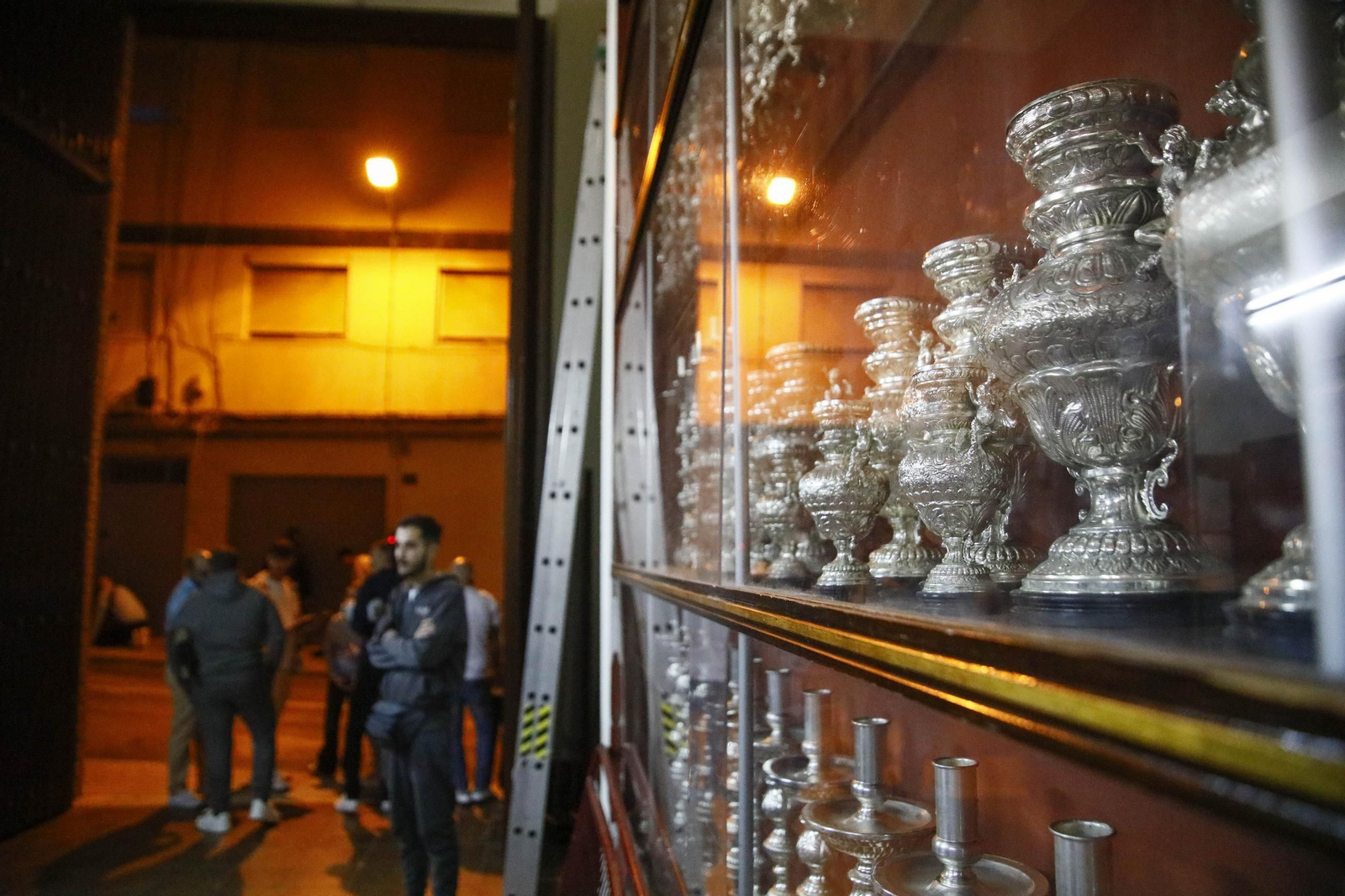 Ensayo de la hermandad de los Ángeles de la ciudad de Almería, en imágenes