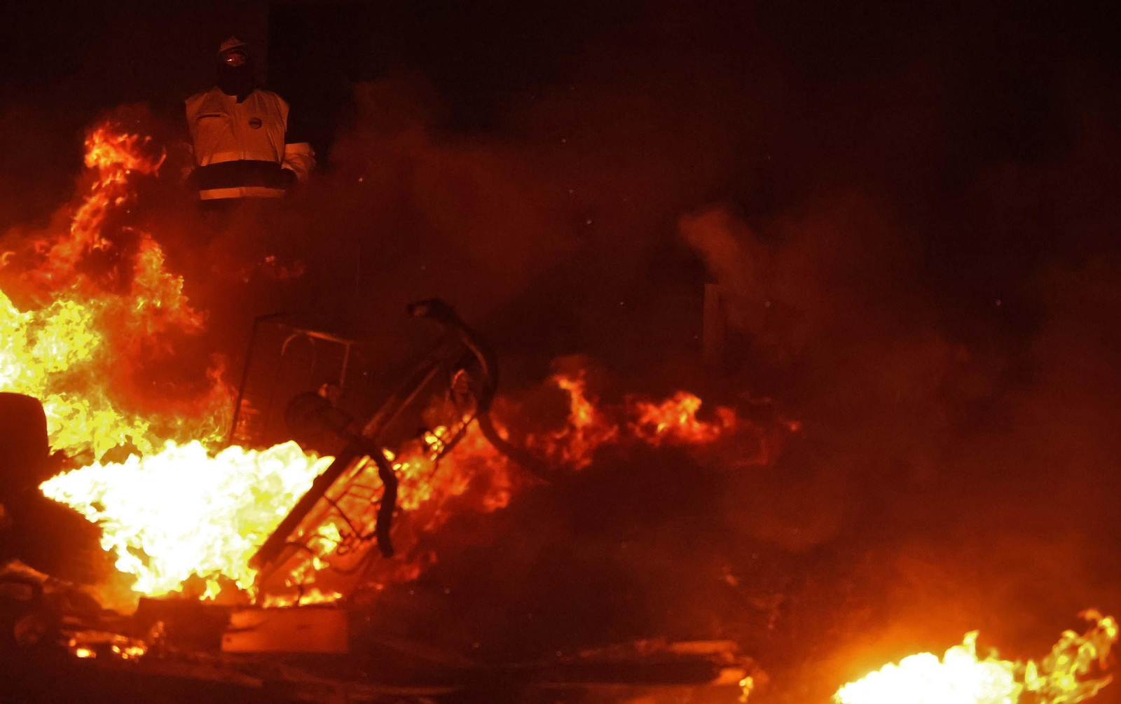 Imágenes de la segunda jornada de huelga en Acerinox