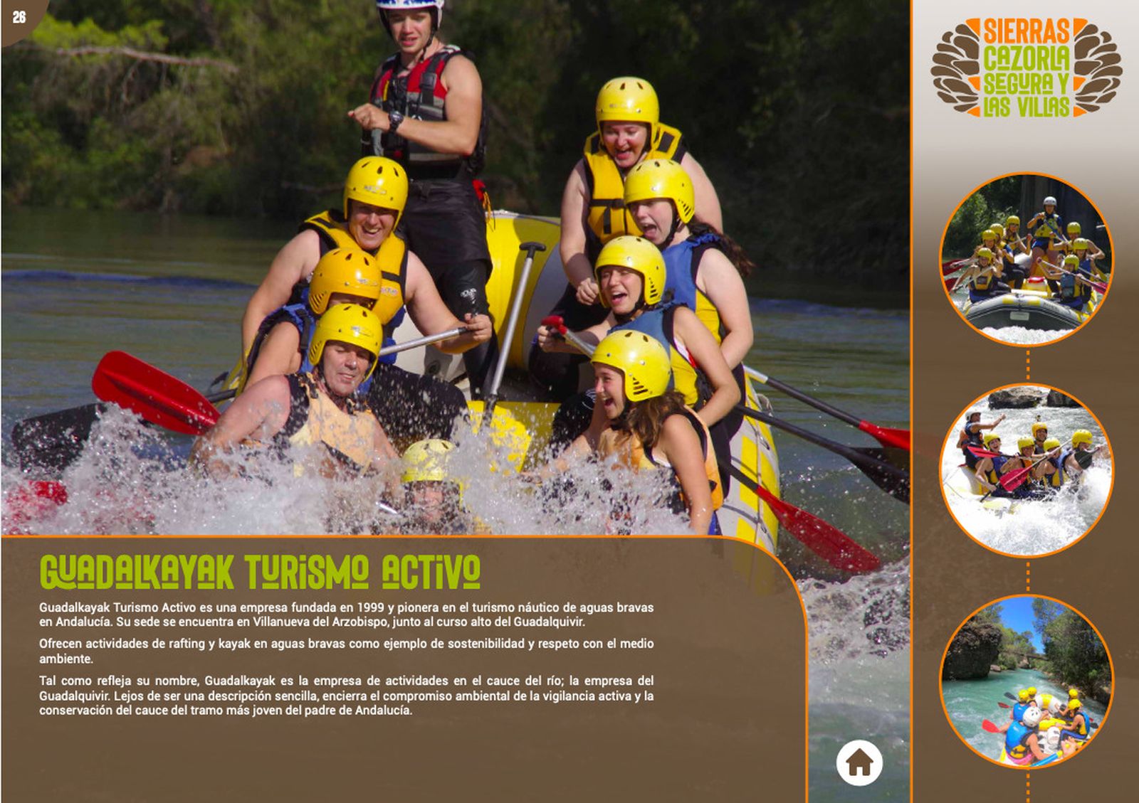 Experiencia ecoturística en Villanueva del arzobispo, incluida en el catálogo.