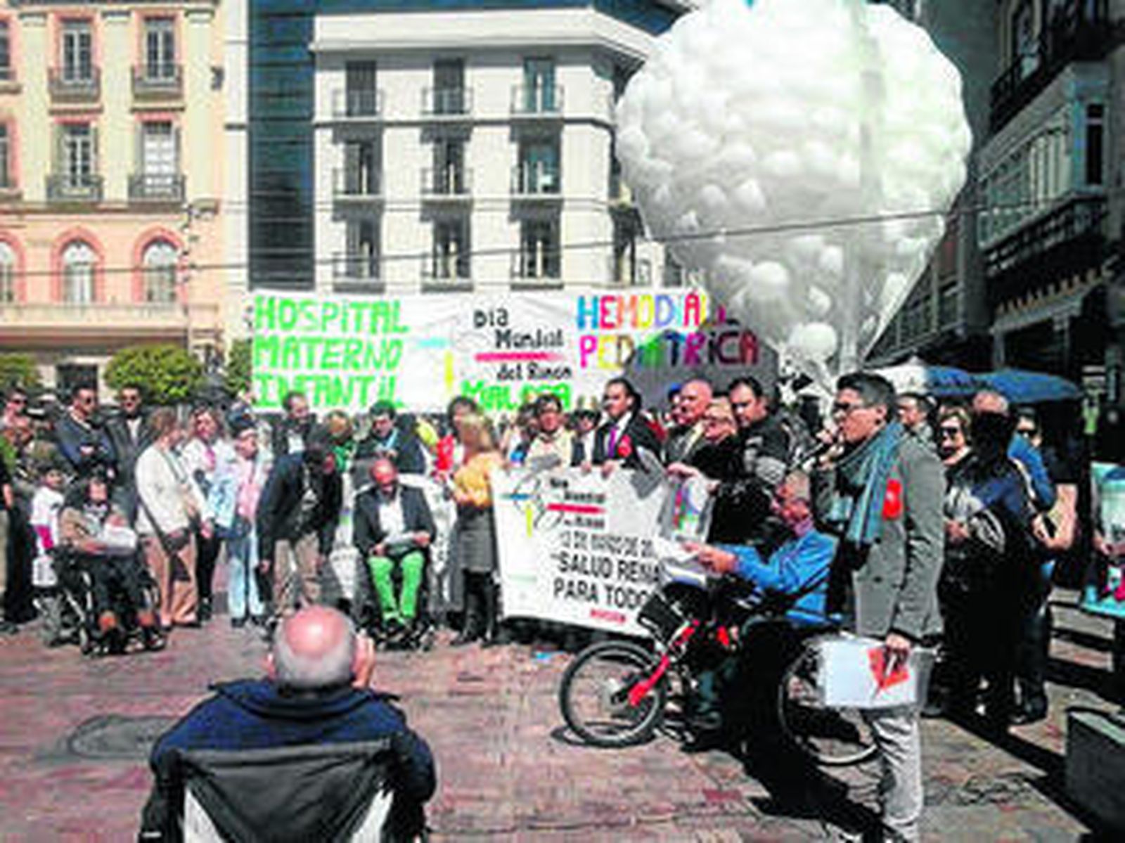 Acto de Alcer para sensibilizar en favor de la prevención de la patología renal.