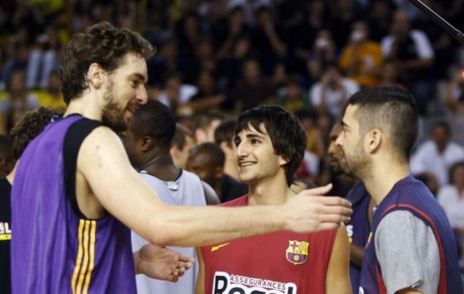 Los Lakers preparan su partido de la gira europea de la NBA frente al Regal Barcelona. / Reuters