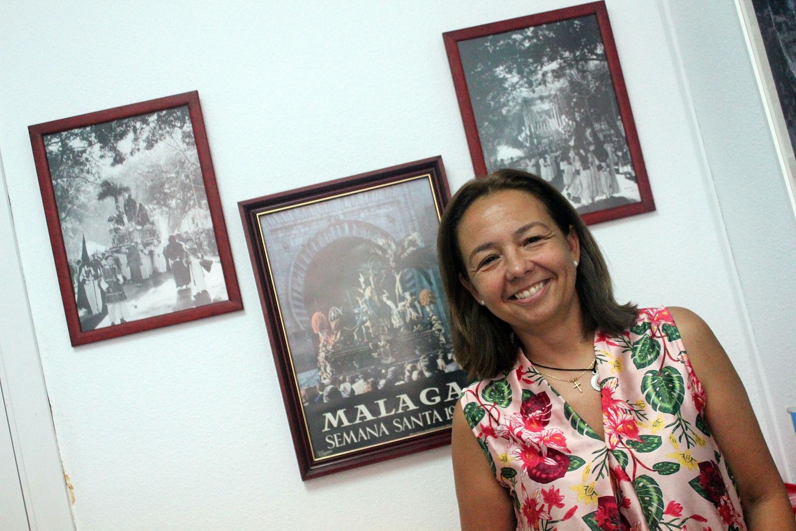 Paloma Saborido, en su despacho de la Universidad de Málaga.