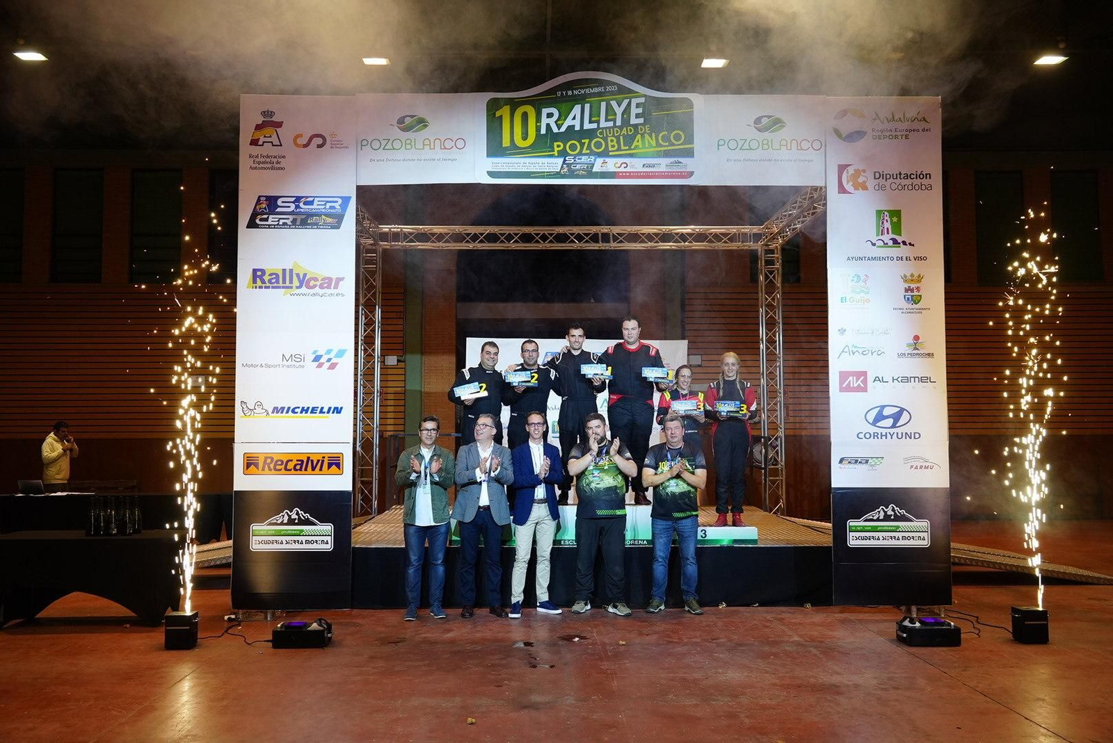 Las mejores imágenes de la entrega de premios del Rallye Ciudad de Pozoblanco