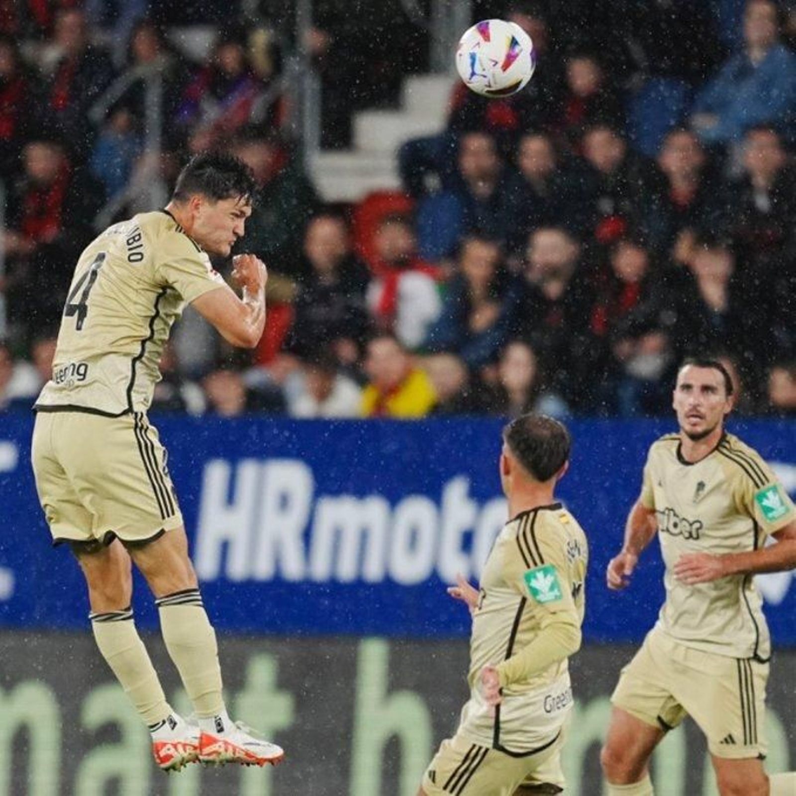 Miguel Rubio, en el partido ante Osasuna
