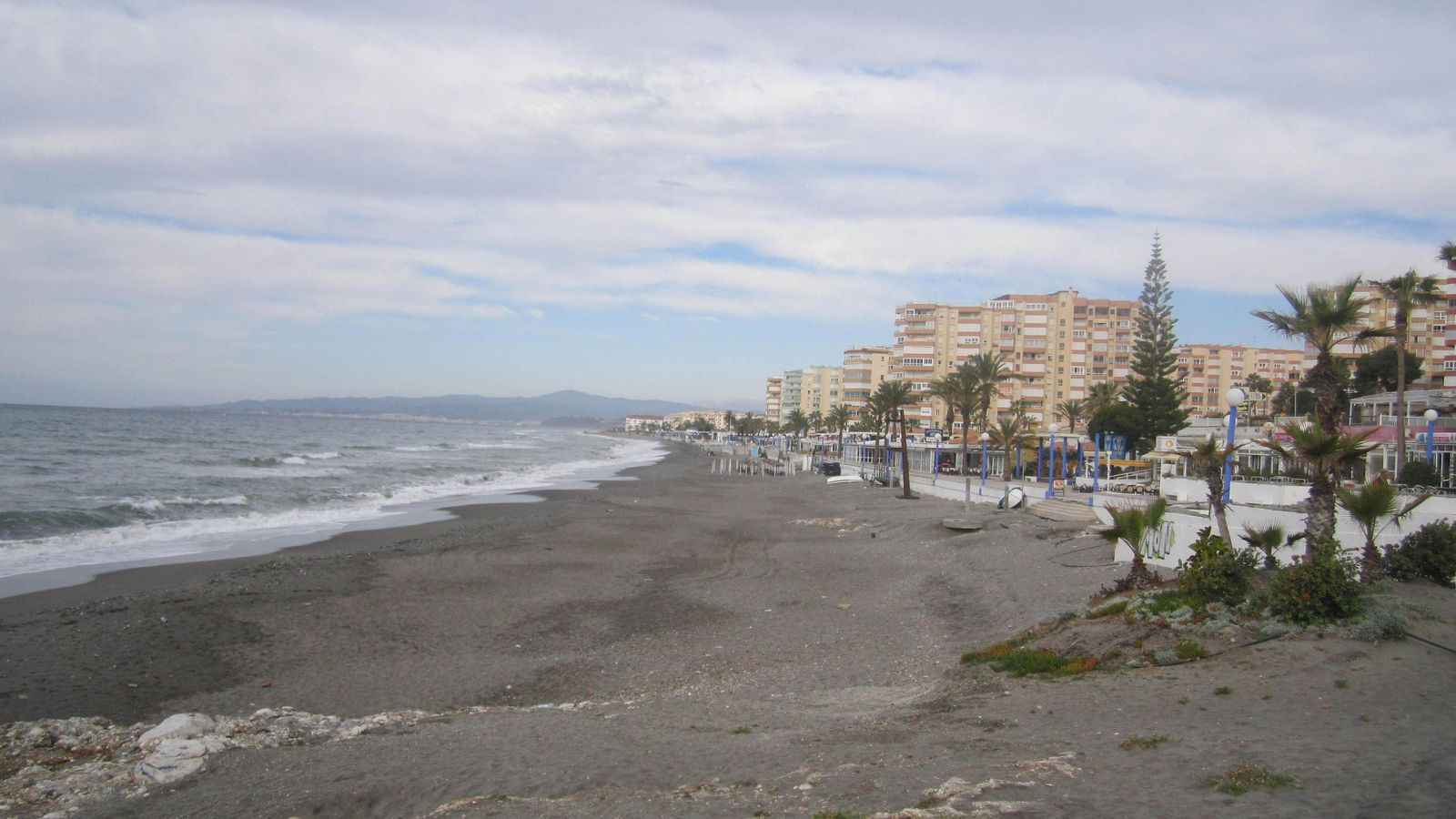 Playa de Ferrara en Torrox. Playa de Ferrara en Torrox.