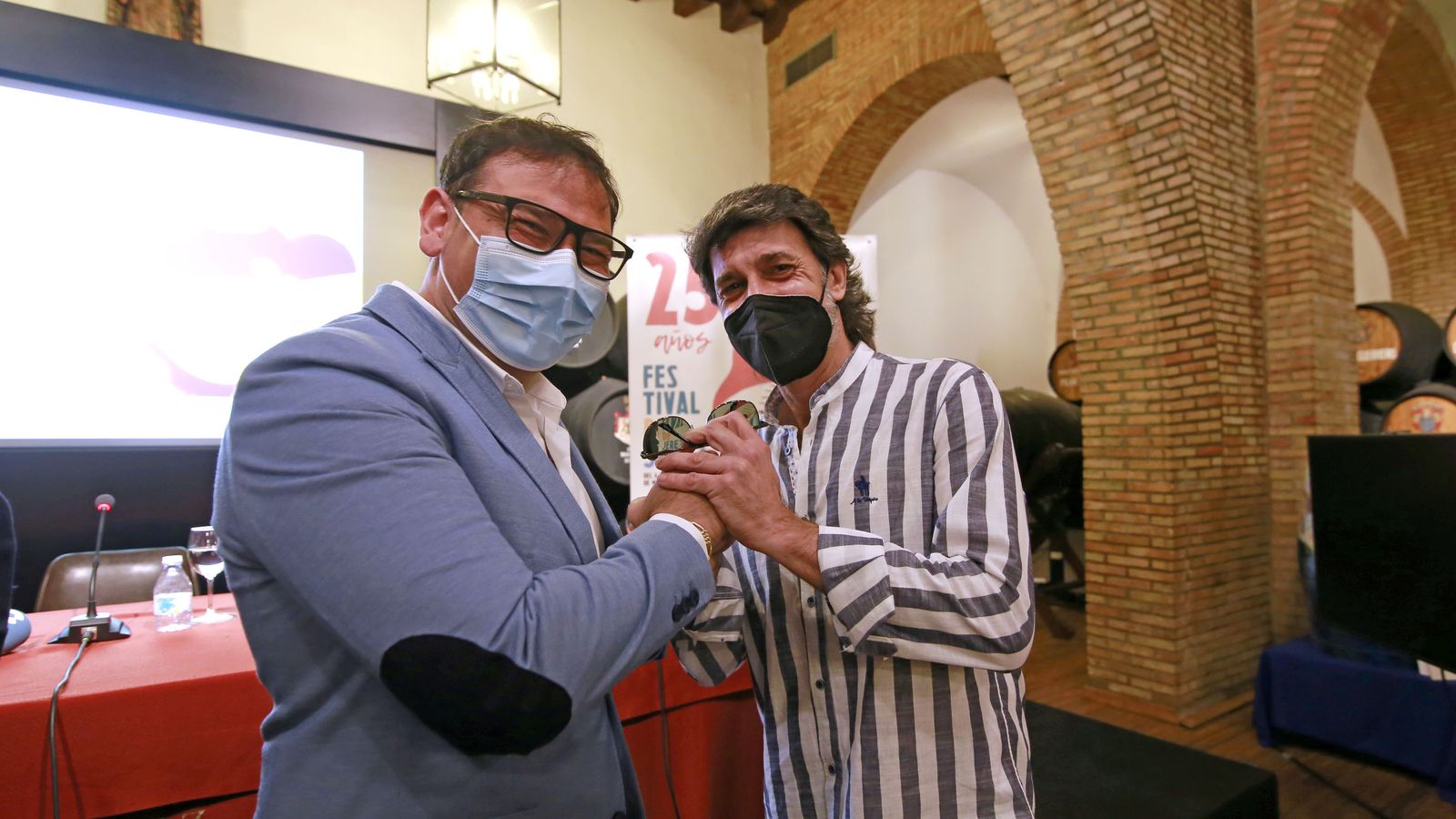 José Valencia y Joaquín Grilo, protagonistas de la jornada de hoy.