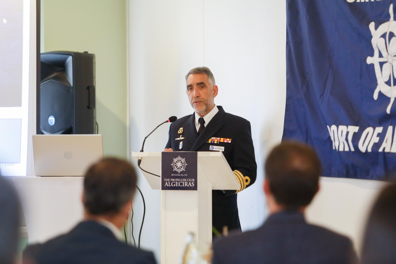 Las fotos del almuerzo del Propeller Club de Algeciras con Fernando García Rodríguez, jefe de Estado Mayor de la Operación Atalanta